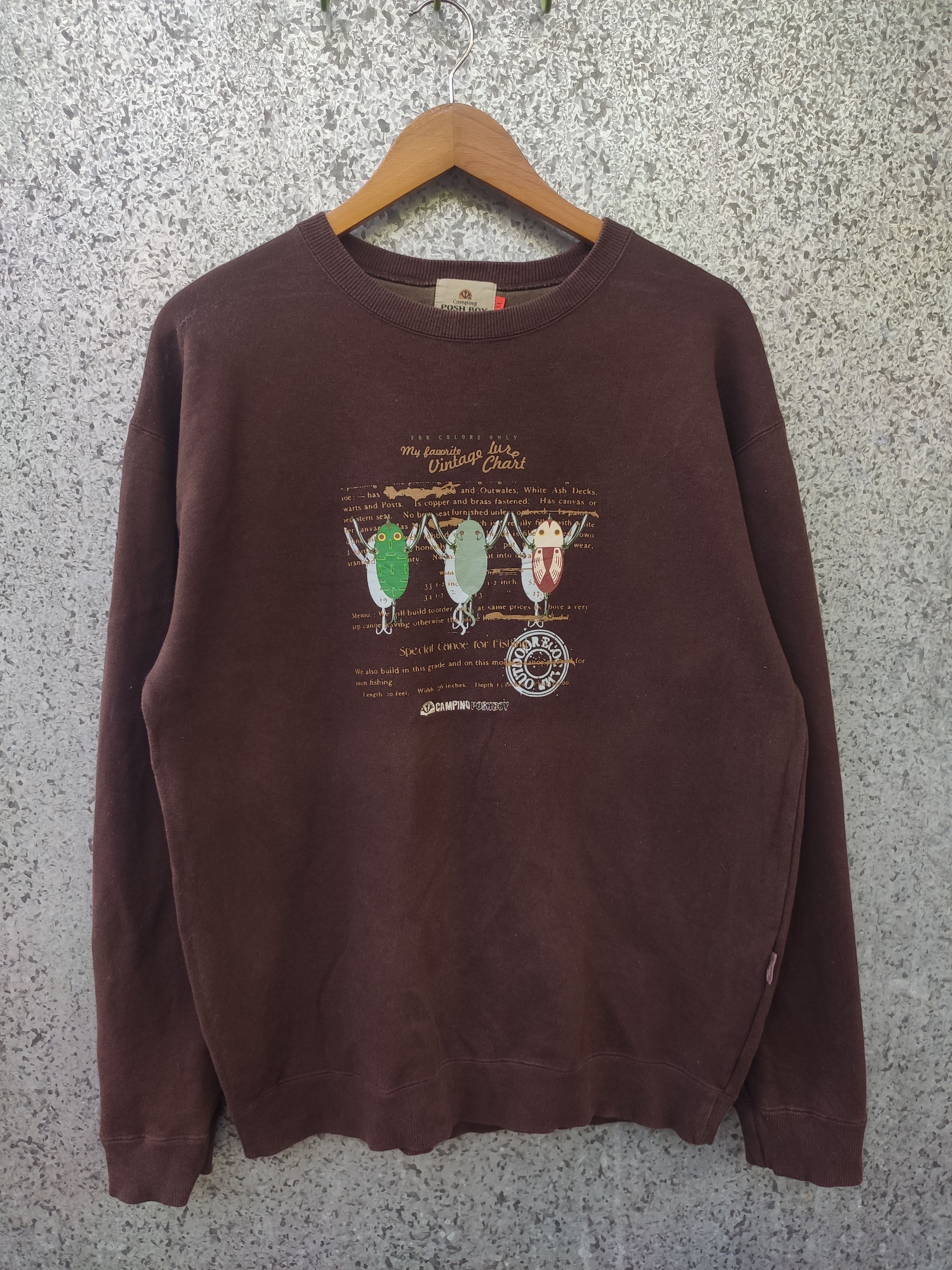 Japanese Brand Vintage Posh Boy Camping Sweatshirt Size US M / EU 48-50 / 2 - 1 Thumbnail