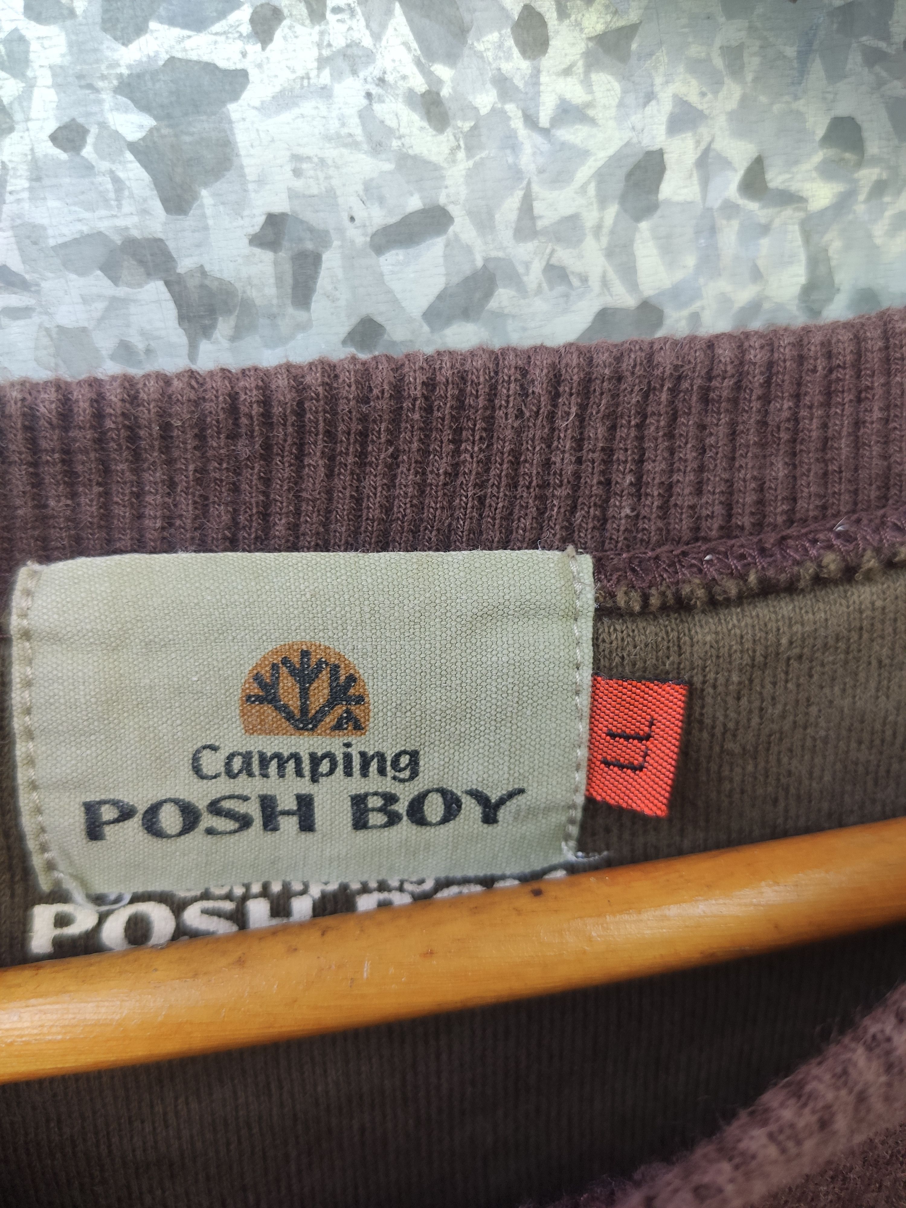 Japanese Brand Vintage Posh Boy Camping Sweatshirt Size US M / EU 48-50 / 2 - 5 Thumbnail