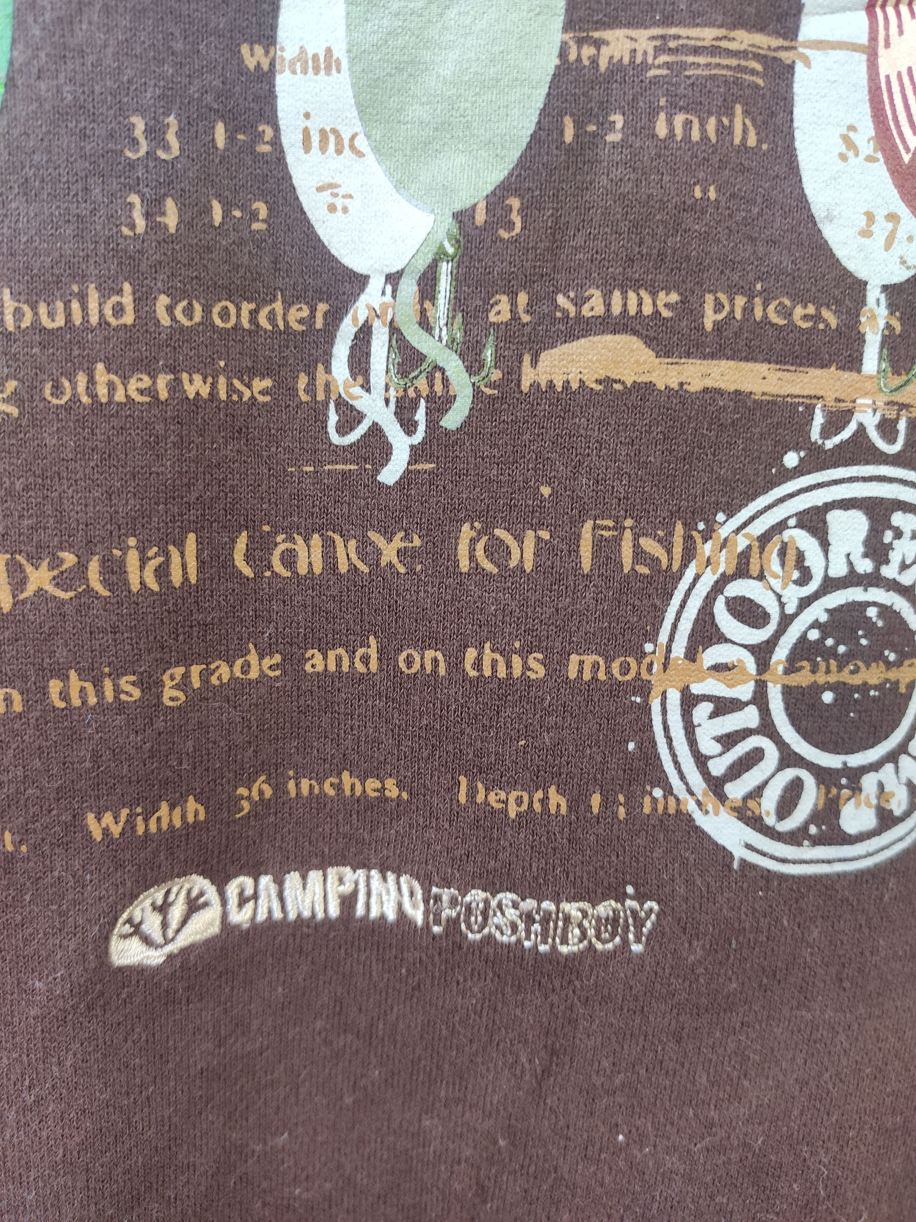 Japanese Brand Vintage Posh Boy Camping Sweatshirt Size US M / EU 48-50 / 2 - 4 Thumbnail