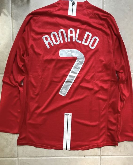 Ronaldo Manchester United CL Final Jersey 2008, Men's Fashion, Activewear  on Carousell