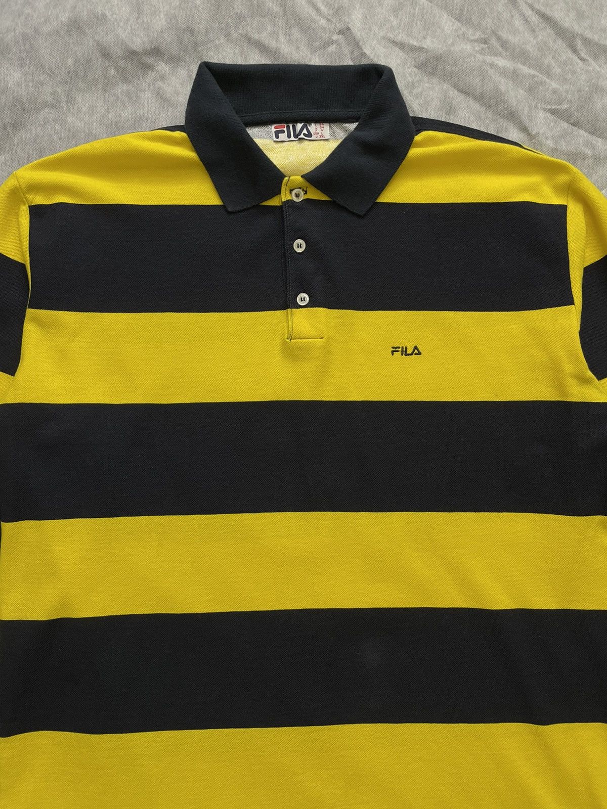Fila × Vintage FILA vintage Striped polo Long sleeve size 54/XXL Size US XL / EU 56 / 4 - 2 Thumbnail