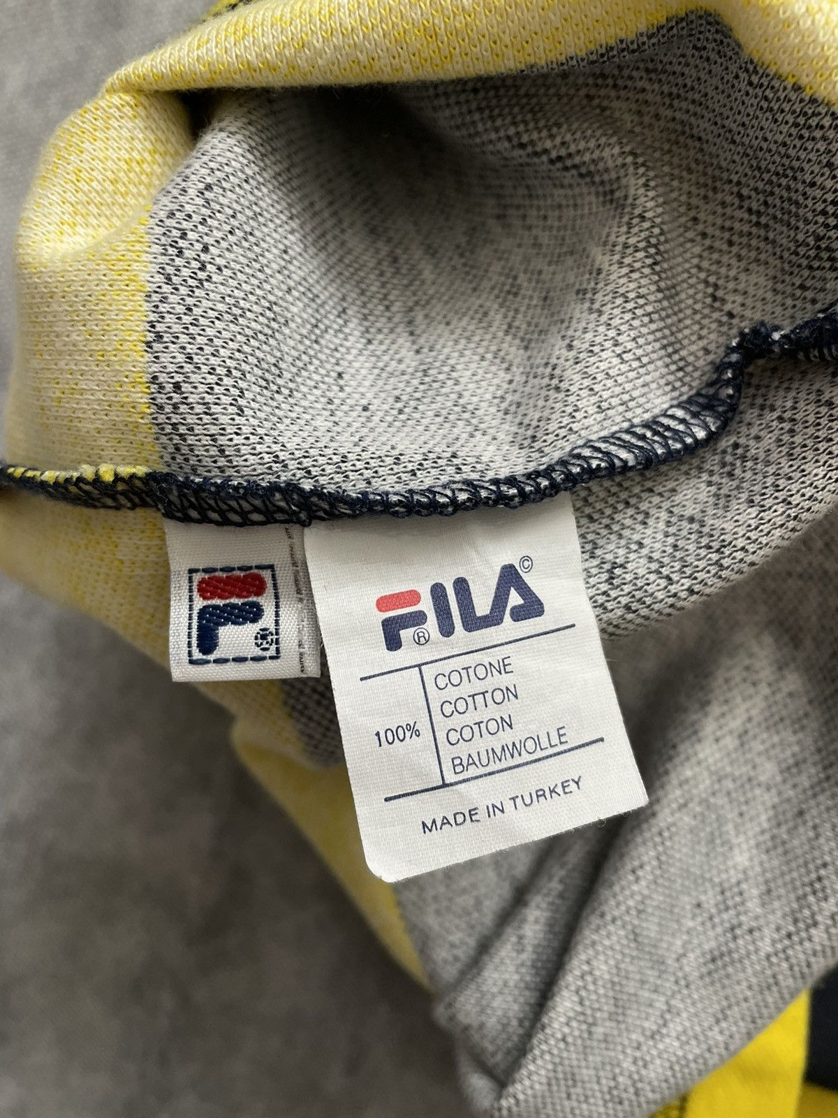 Fila × Vintage FILA vintage Striped polo Long sleeve size 54/XXL Size US XL / EU 56 / 4 - 6 Thumbnail