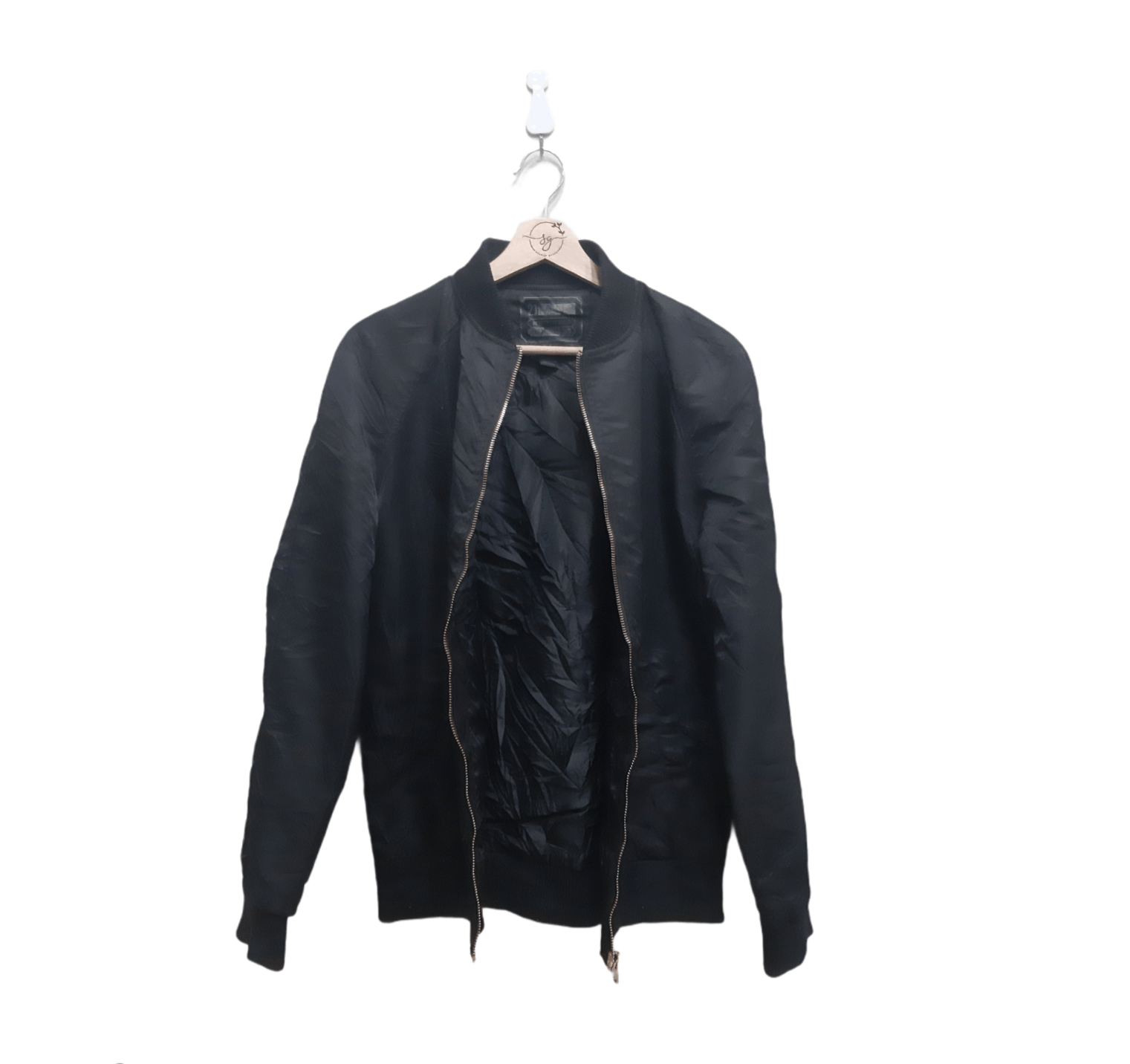 Vintage 21 Men Bomber Jacket Black
