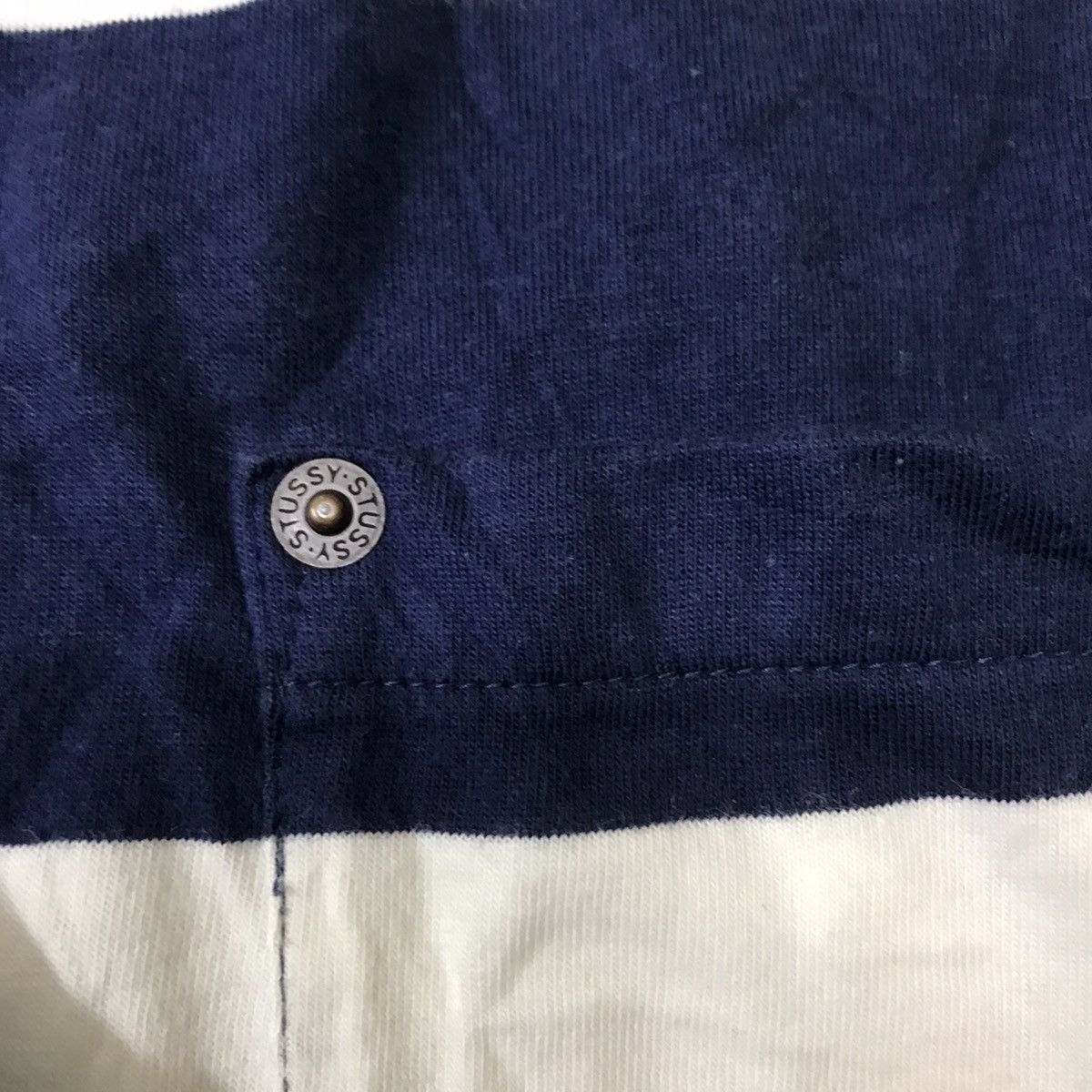 Stussy Stussy Shirt Stripe Single pocket Size US XL / EU 56 / 4 - 5 Thumbnail