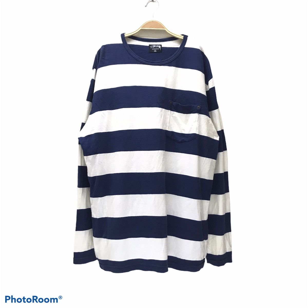 Stussy Stussy Shirt Stripe Single pocket Size US XL / EU 56 / 4 - 1 Thumbnail