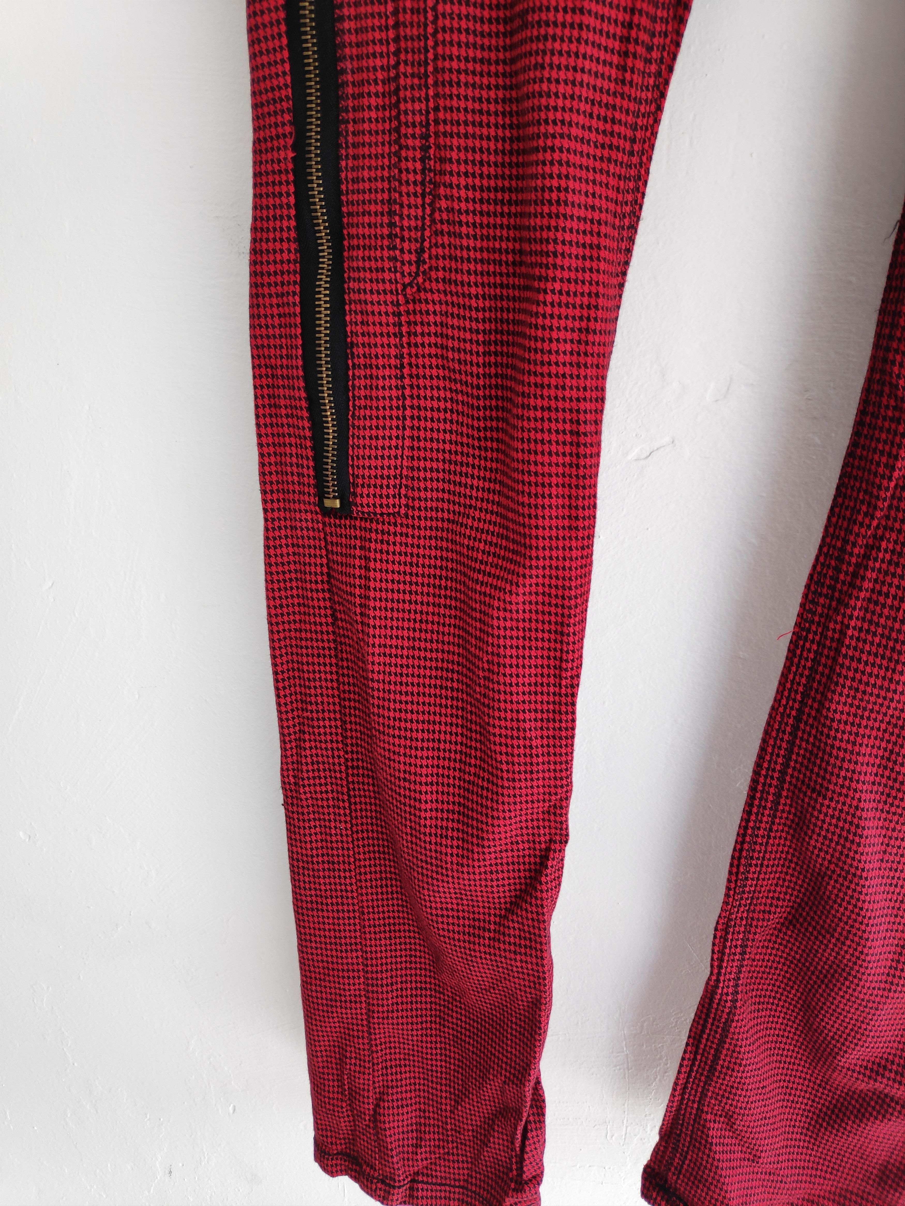 If Six Was Nine × Japanese Brand × Seditionaries Glad News Tartan Plaid Punk Zipper Skinny Pants Size 29 Size US 29 - 12 Thumbnail