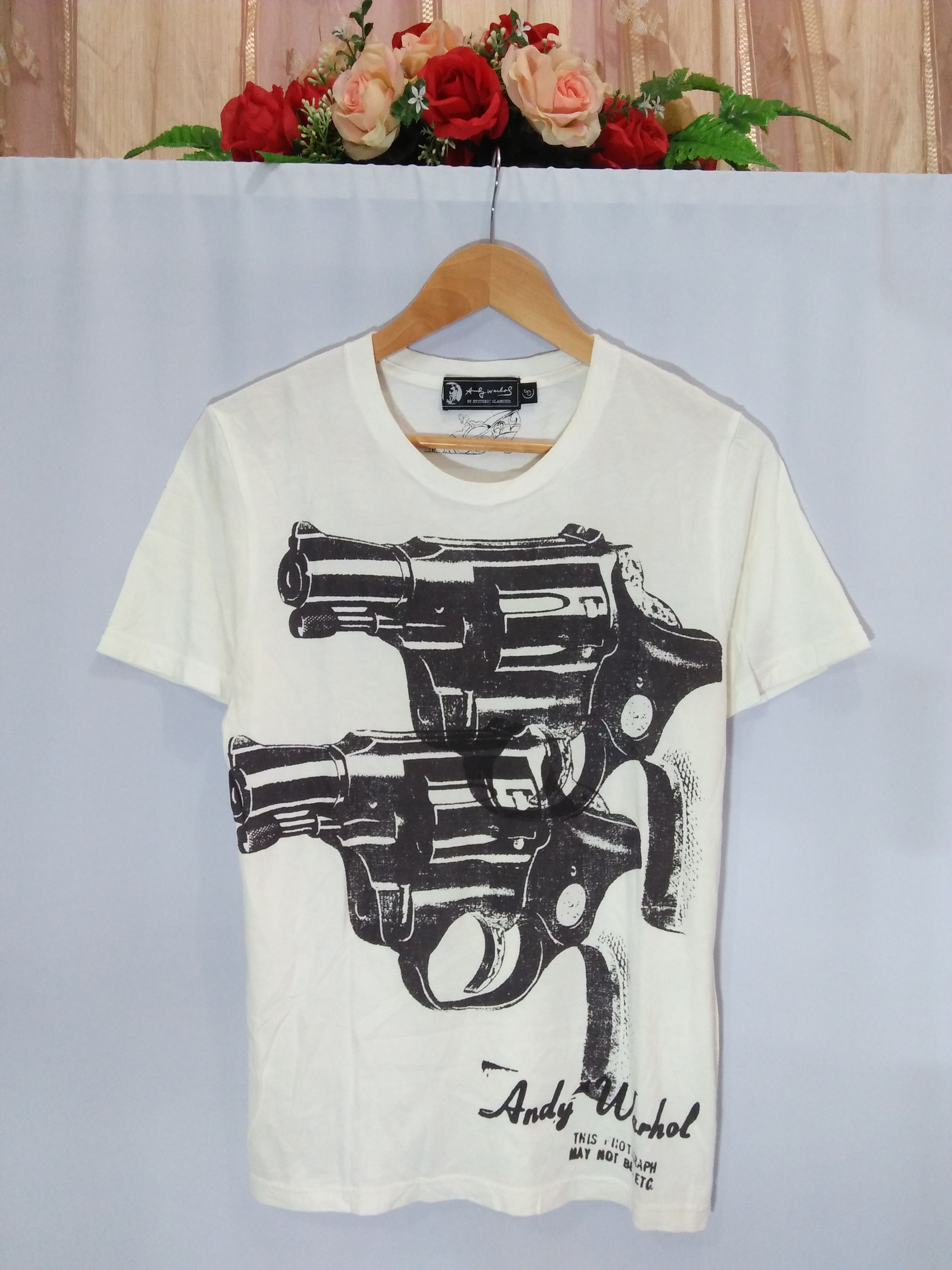 Hysteric Glamour Hysteric Glamour Andy Warhol Gun Mega Print | Grailed