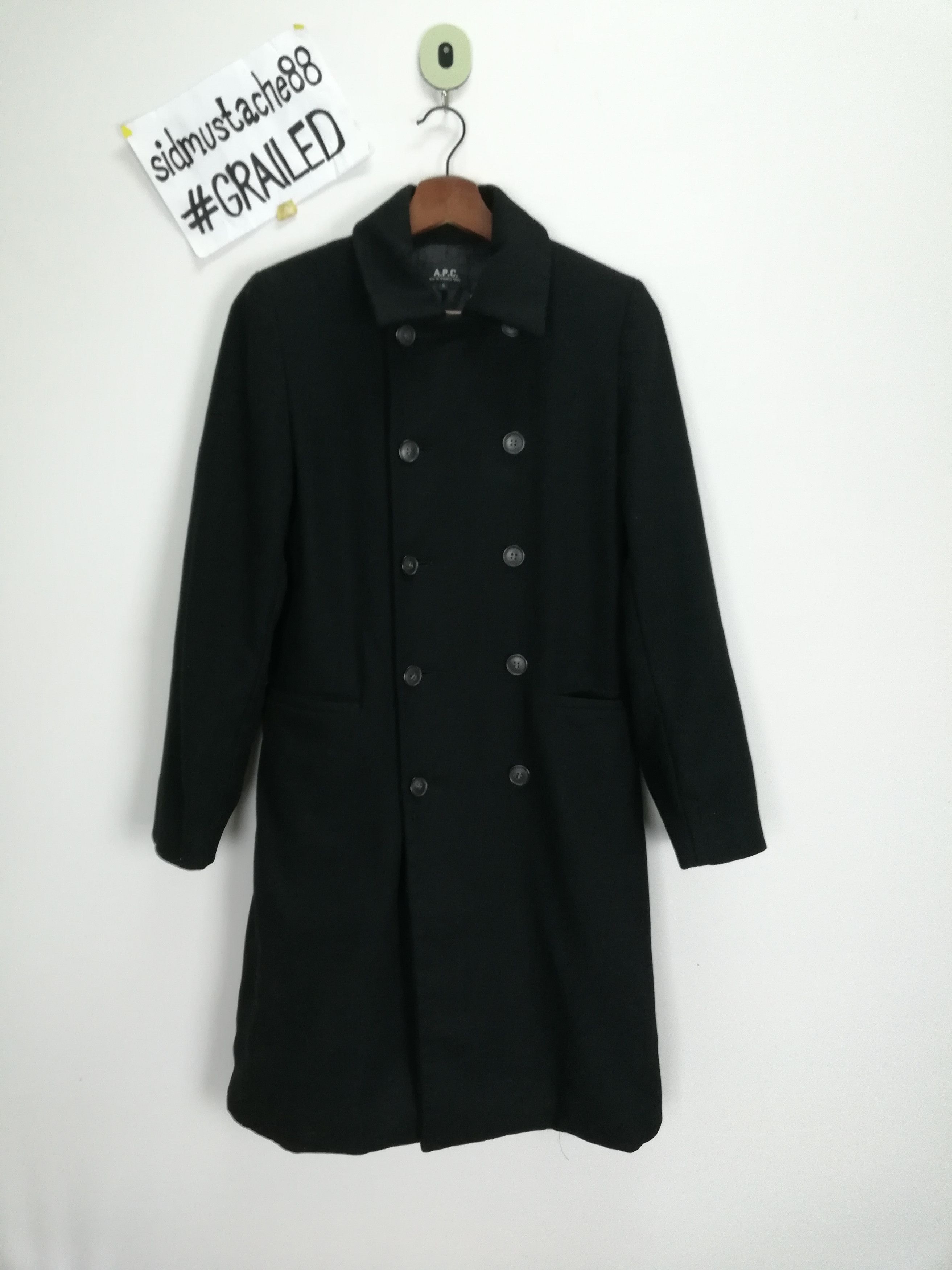 A.P.C.×Jules Tournier Wool Coat A.P.C. A.P.C. Jules Tournier Double Pocket Wool Jacket | Grailed