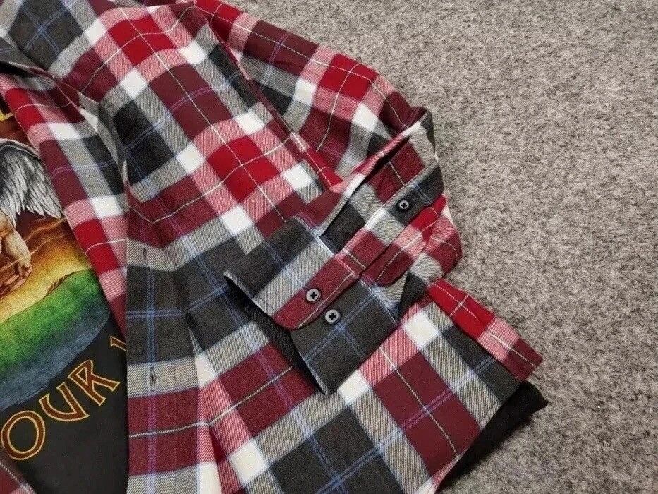 Flannel Vintage Flannel Shirt Travis Scott Style Size US M / EU 48-50 / 2 - 14 Thumbnail