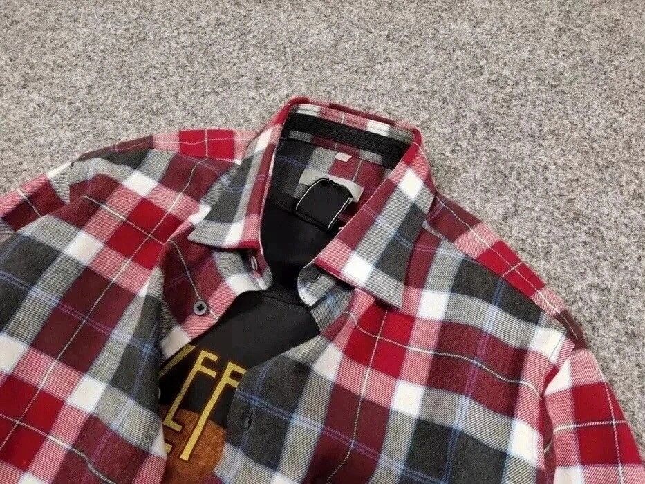 Flannel Vintage Flannel Shirt Travis Scott Style Size US M / EU 48-50 / 2 - 16 Thumbnail