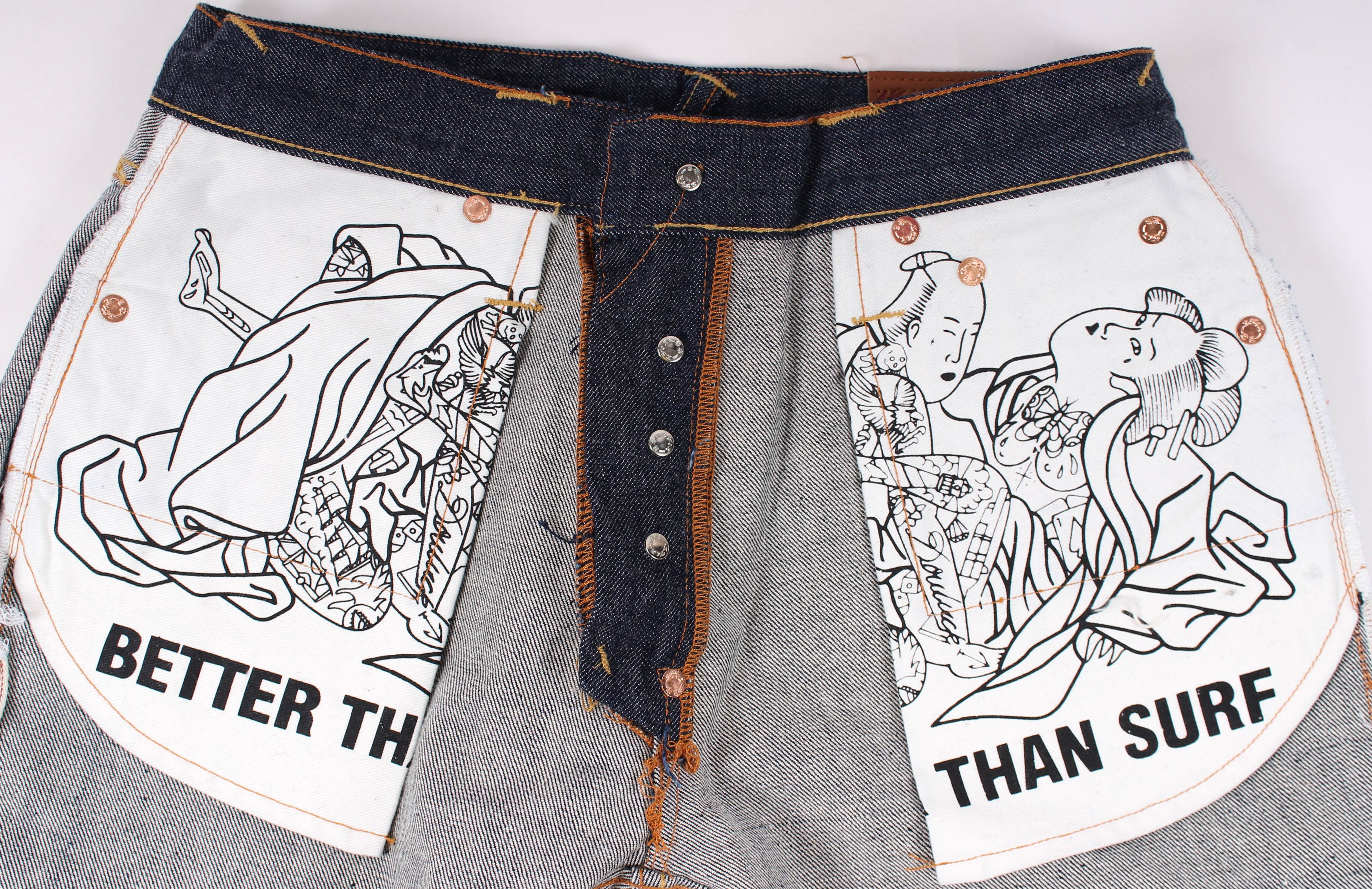 Evisu Evisu Denim Selvedge Luxury Jeans Size US 30 / EU 46 - 10 Thumbnail