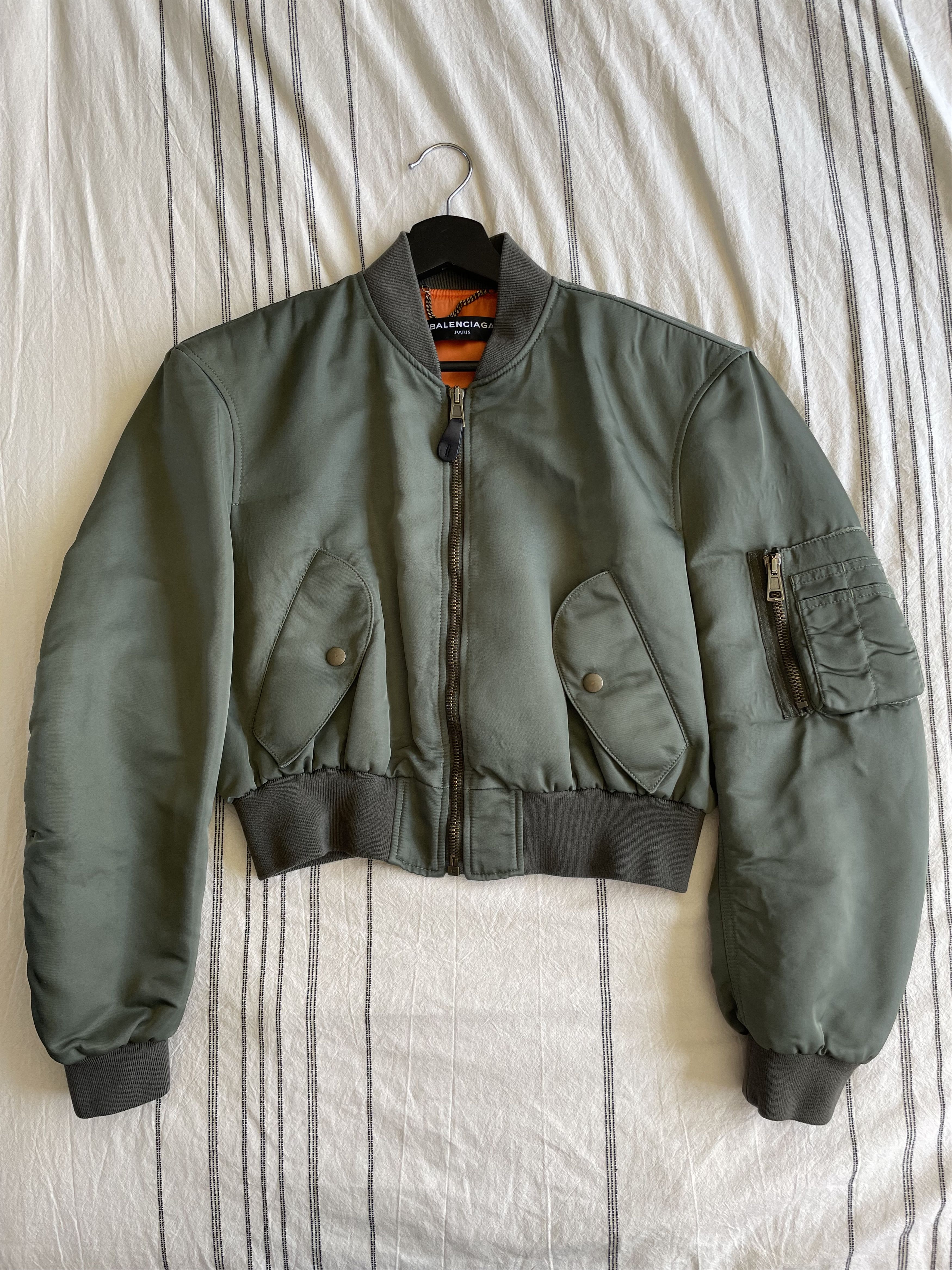 BALENCIAGA 17ss Boxy Bomber Jacket-