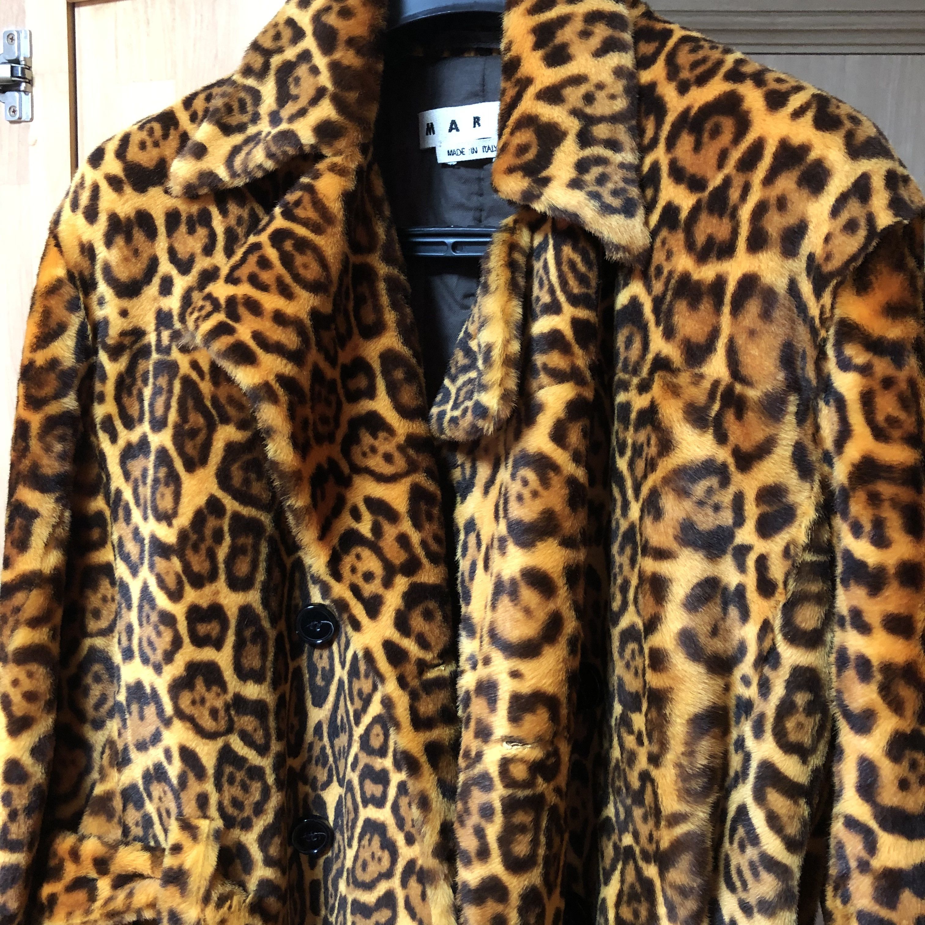 Marni 19fw leopard calf hair coat Size US M / EU 48-50 / 2 - 8 Thumbnail