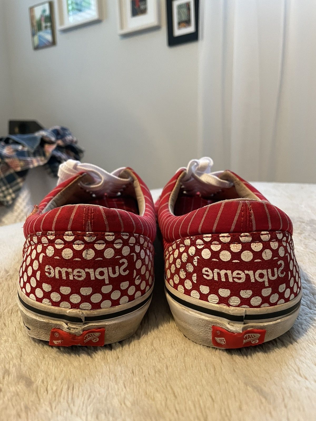 Comme des Garcons x Supreme x Era Pinstripe Footwear