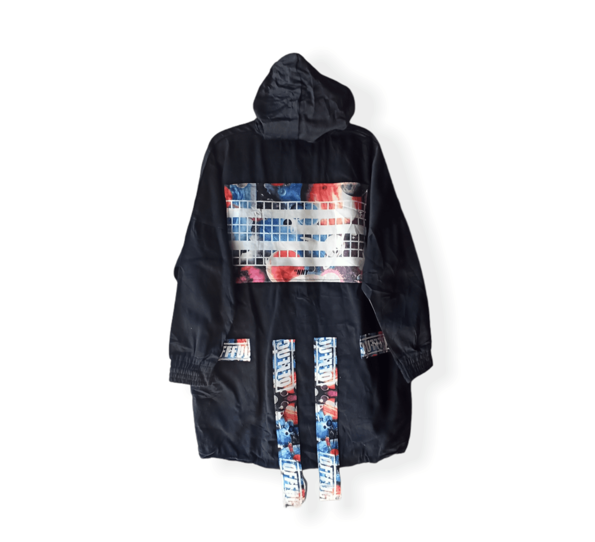 Vintage NNY.FU GUERRI HOPE 1 Parka Hoodie Size US L / EU 52-54 / 3 - 3 Thumbnail