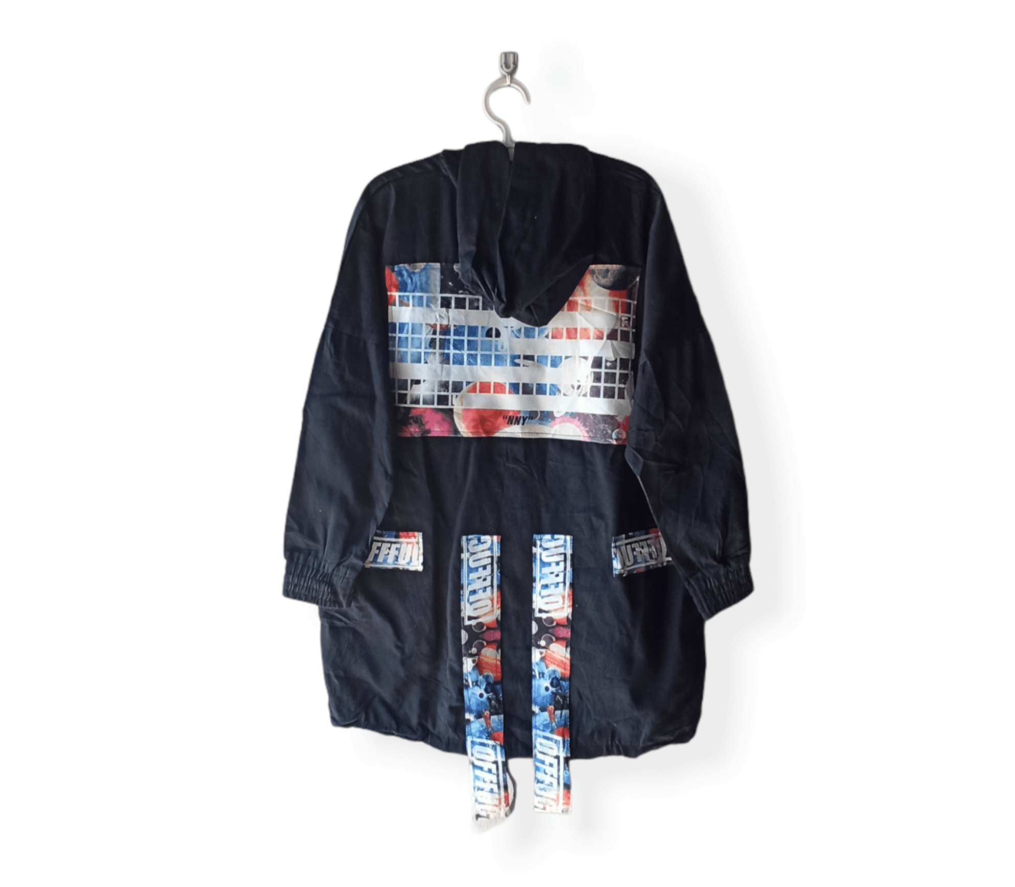 Vintage NNY.FU GUERRI HOPE 1 Parka Hoodie Size US L / EU 52-54 / 3 - 4 Thumbnail