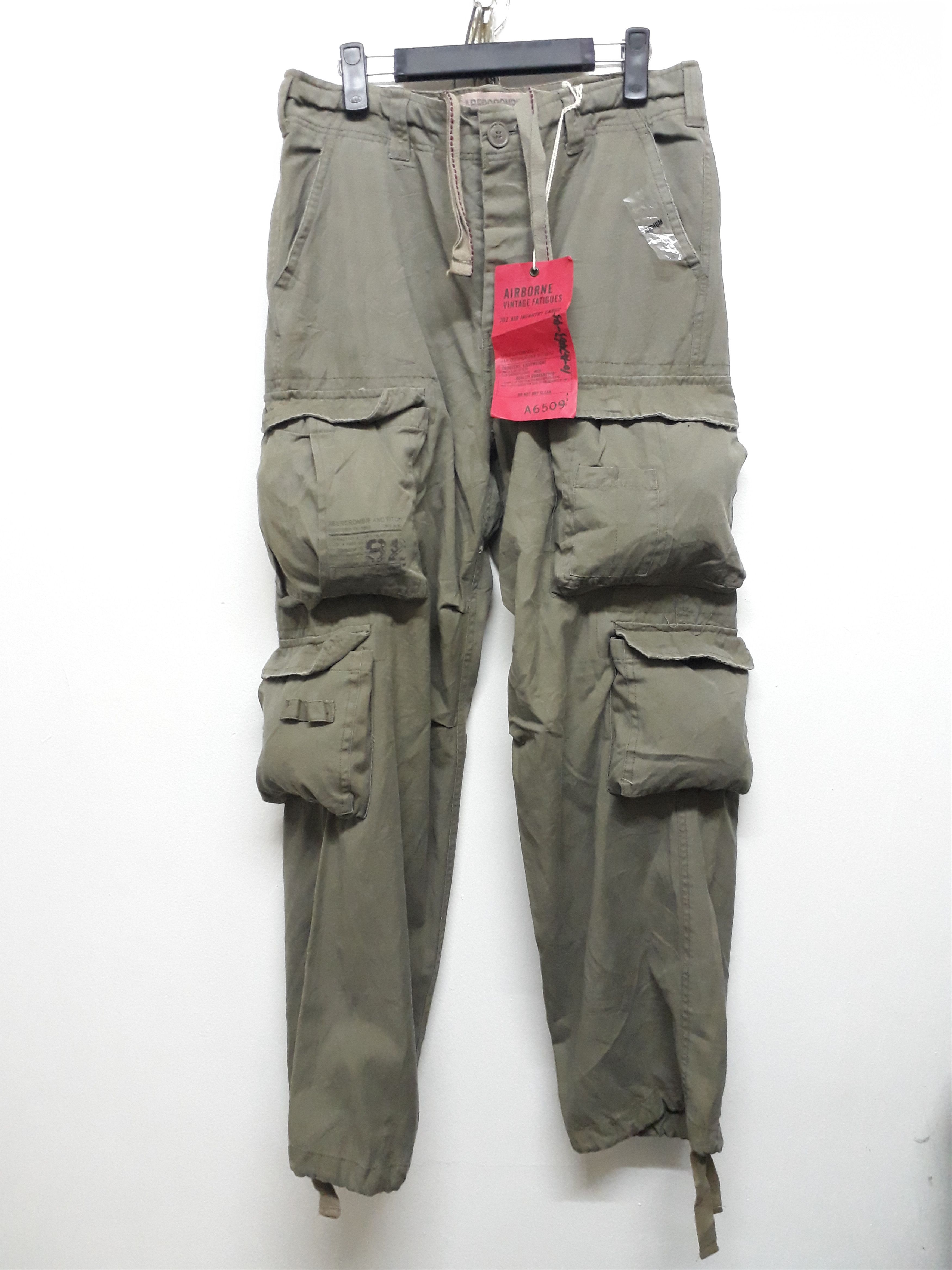 Abercrombie & Fitch 💥A&F ABERCROMBIE & FITCH Multipocket Trouser Pants Size US 33 - 1 Thumbnail