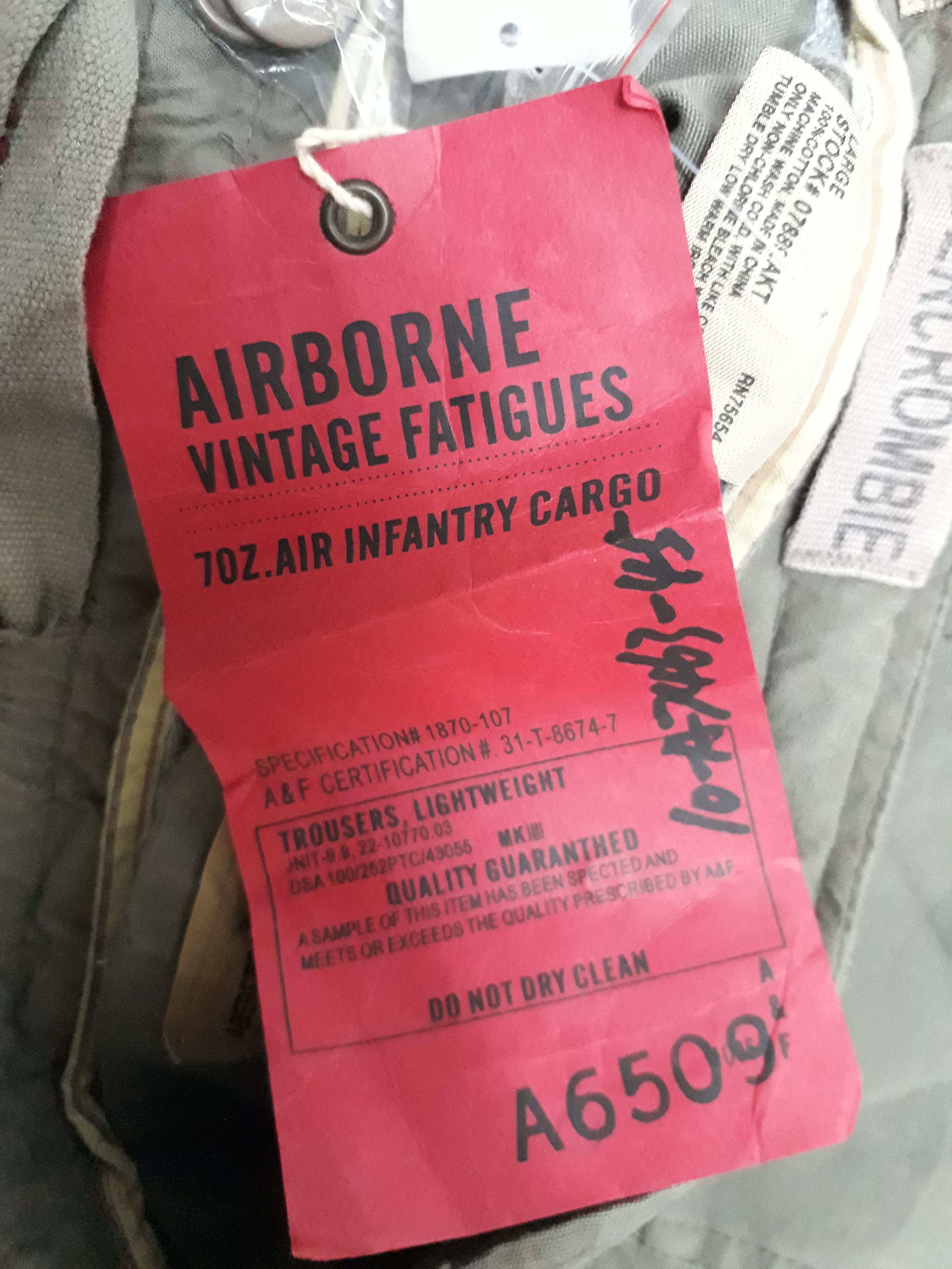 Abercrombie & Fitch 💥A&F ABERCROMBIE & FITCH Multipocket Trouser Pants Size US 33 - 11 Thumbnail
