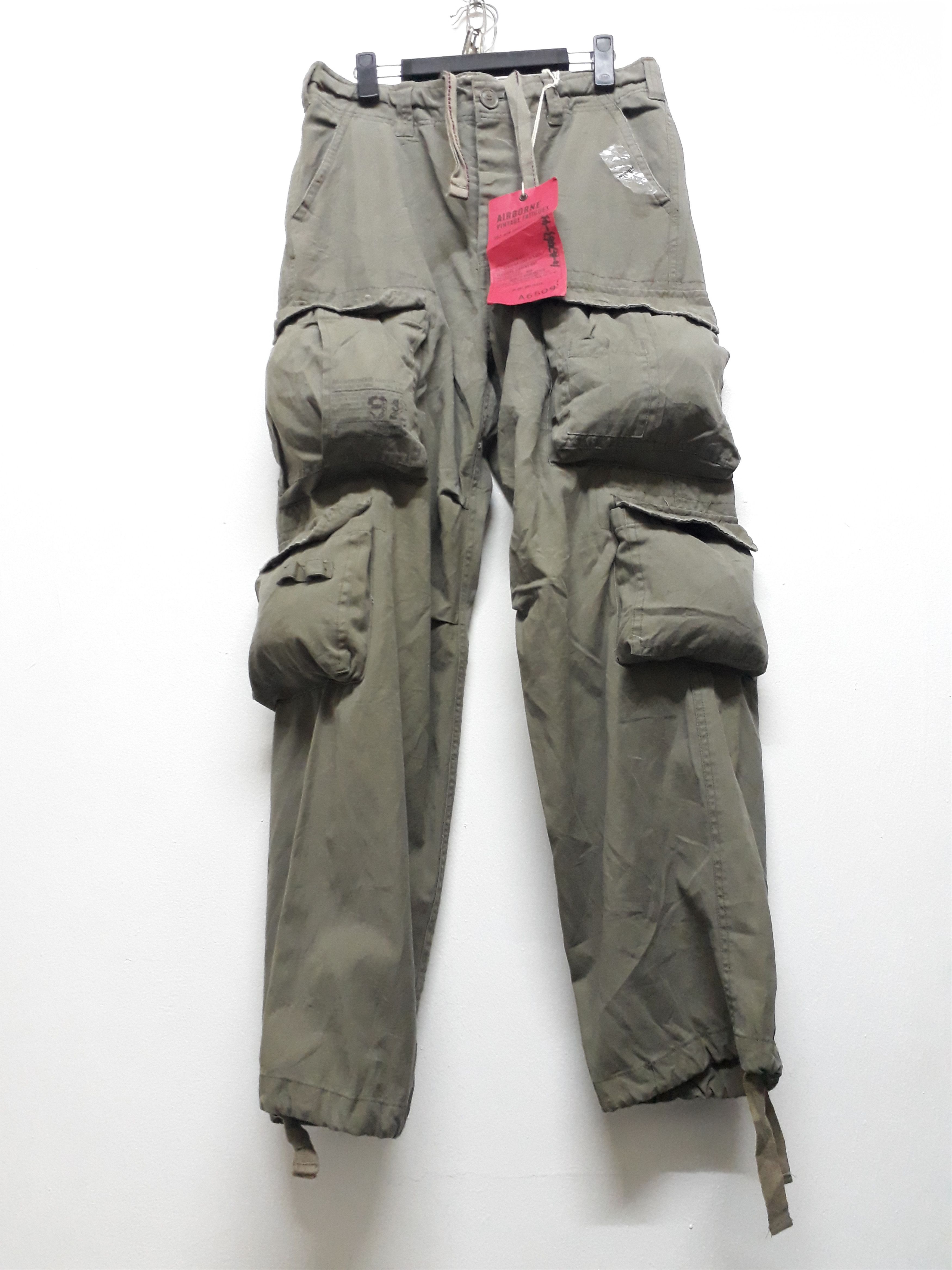 Abercrombie & Fitch 💥A&F ABERCROMBIE & FITCH Multipocket Trouser Pants Size US 33 - 7 Thumbnail