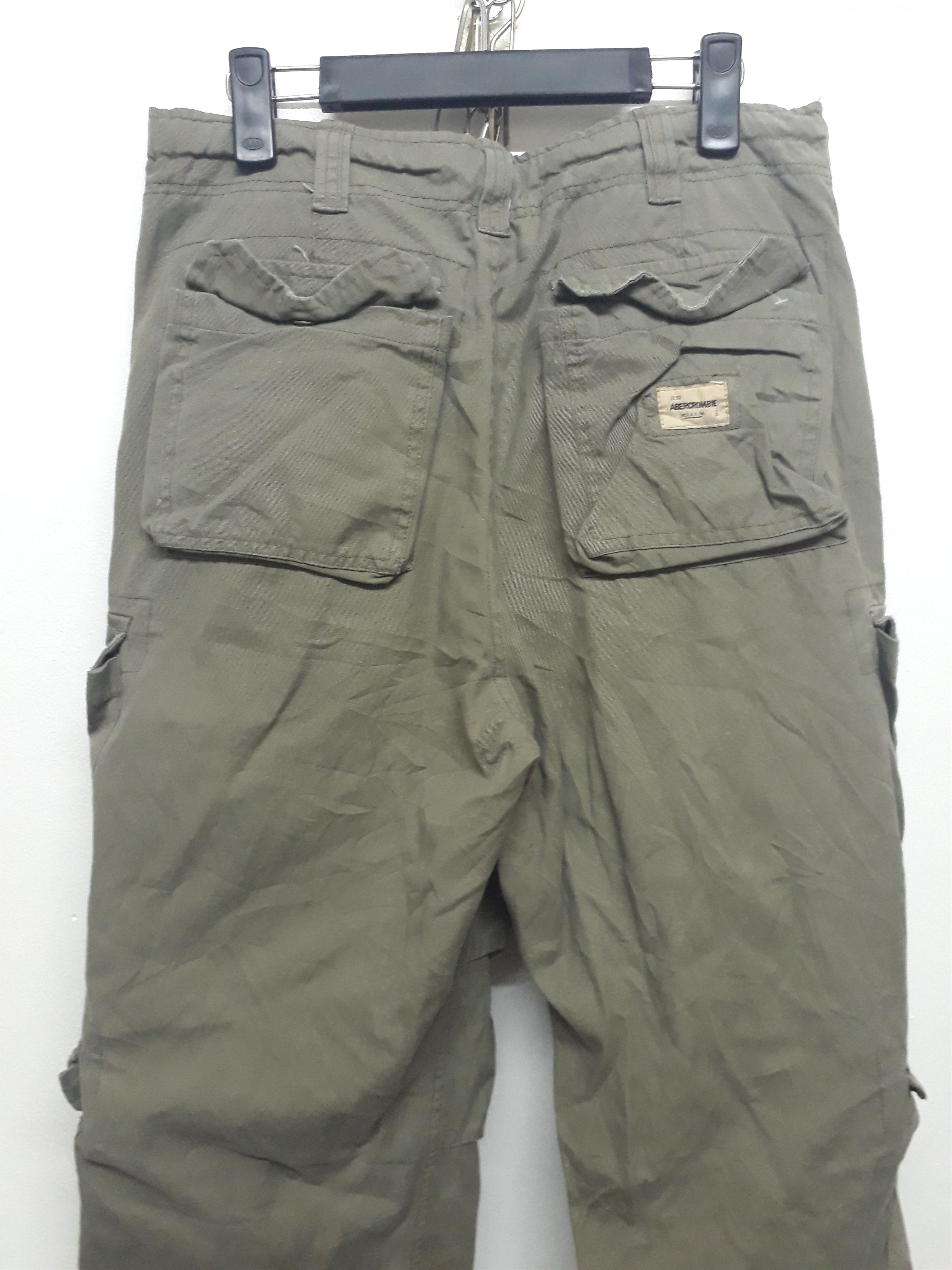 Abercrombie & Fitch 💥A&F ABERCROMBIE & FITCH Multipocket Trouser Pants Size US 33 - 9 Thumbnail