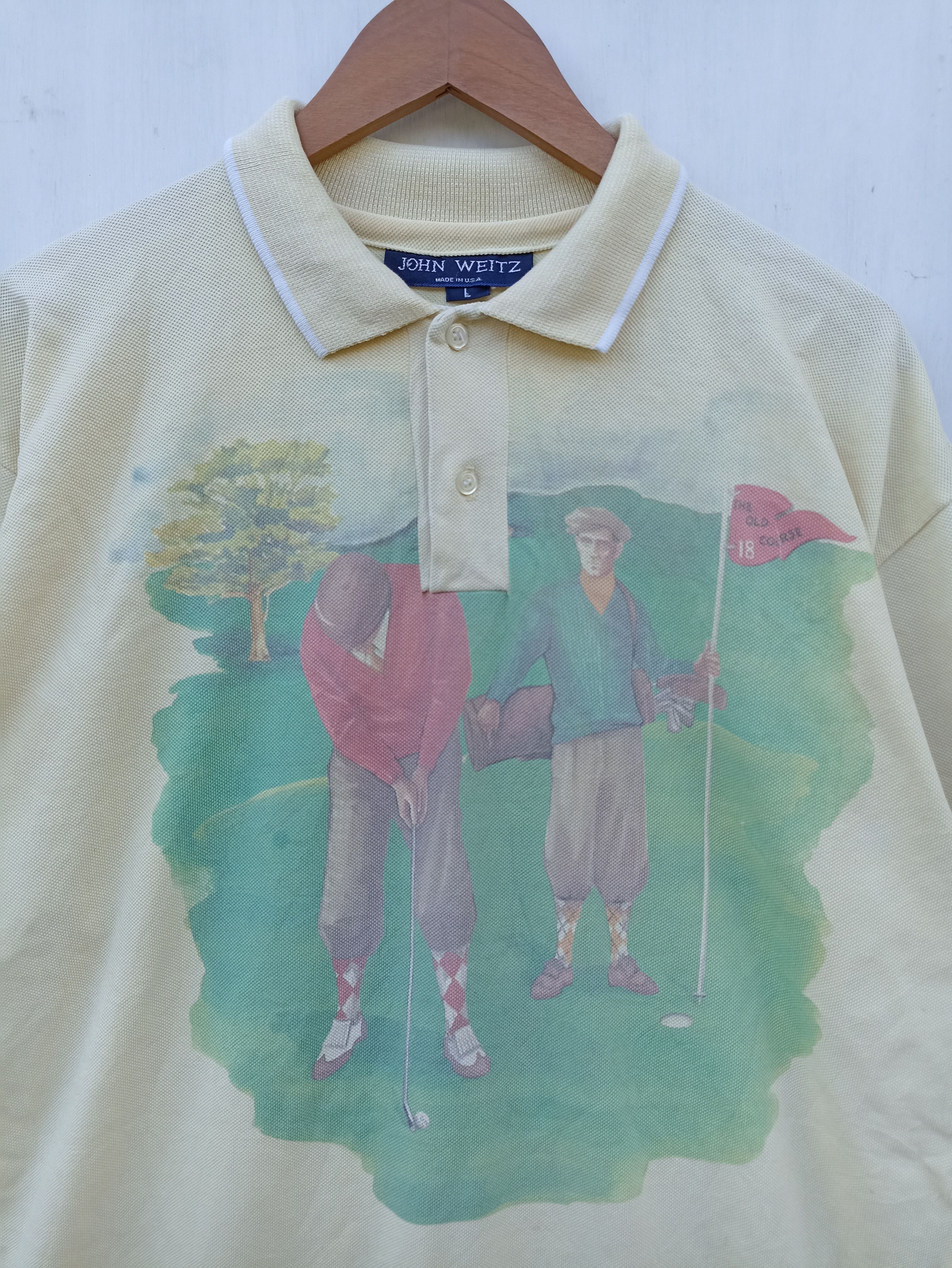 John Weitz Vintage John Weitz polo tee golf Size US L / EU 52-54 / 3 - 2 Thumbnail
