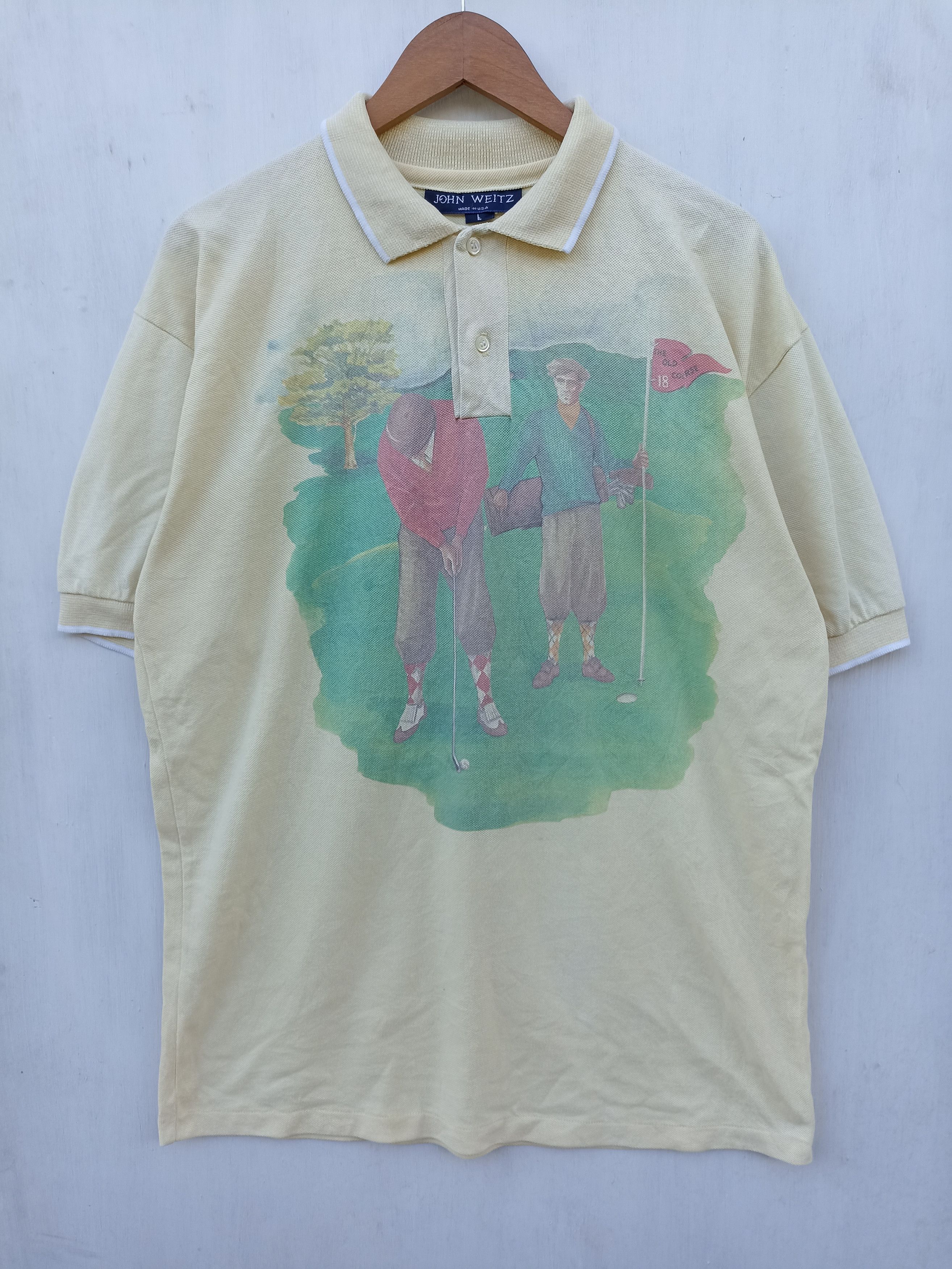 John Weitz Vintage John Weitz polo tee golf Size US L / EU 52-54 / 3 - 1 Thumbnail