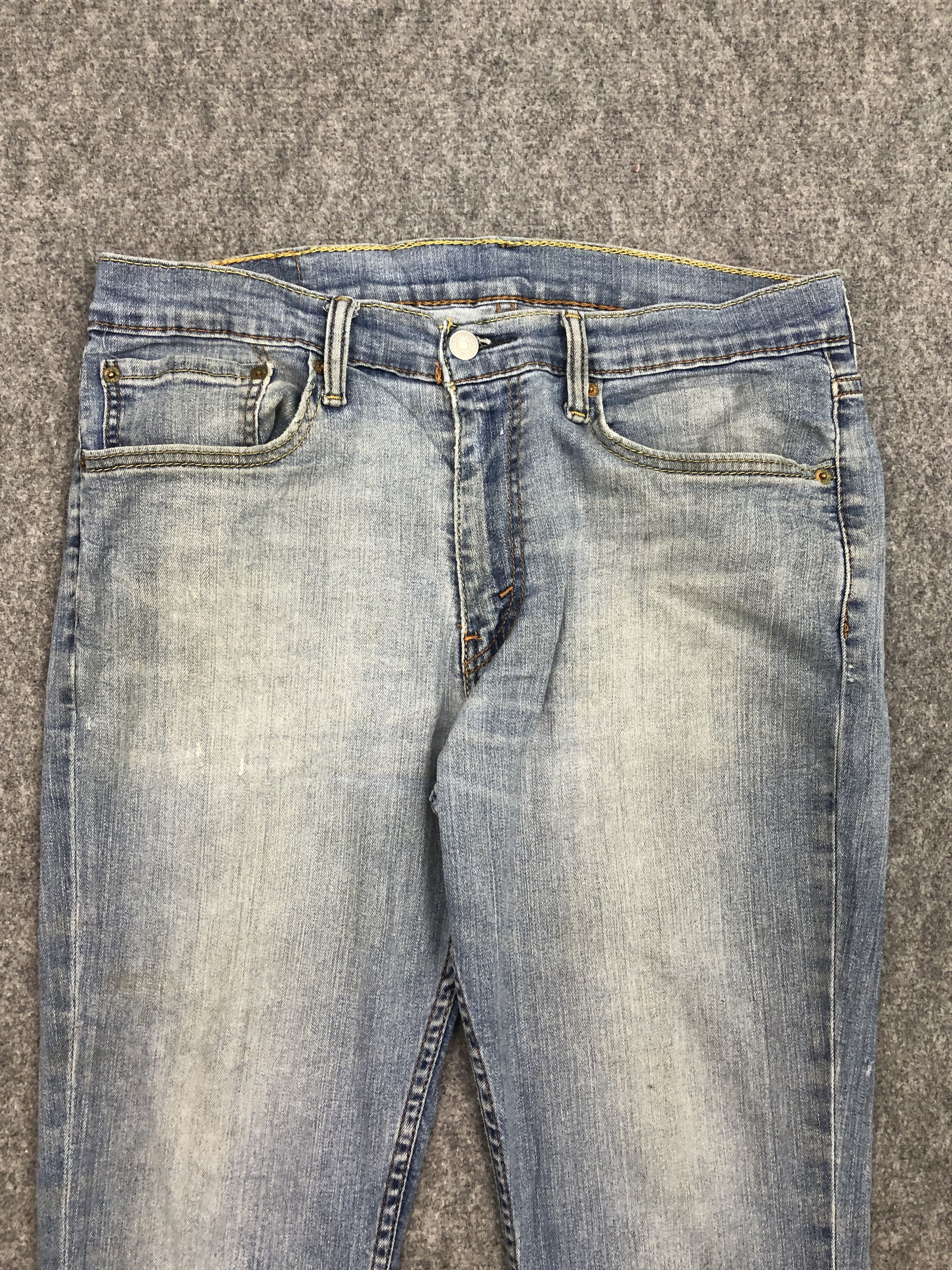 Levi's Vintage Levis Blue Faded Denim DP0312 Size US 35 - 3 Thumbnail