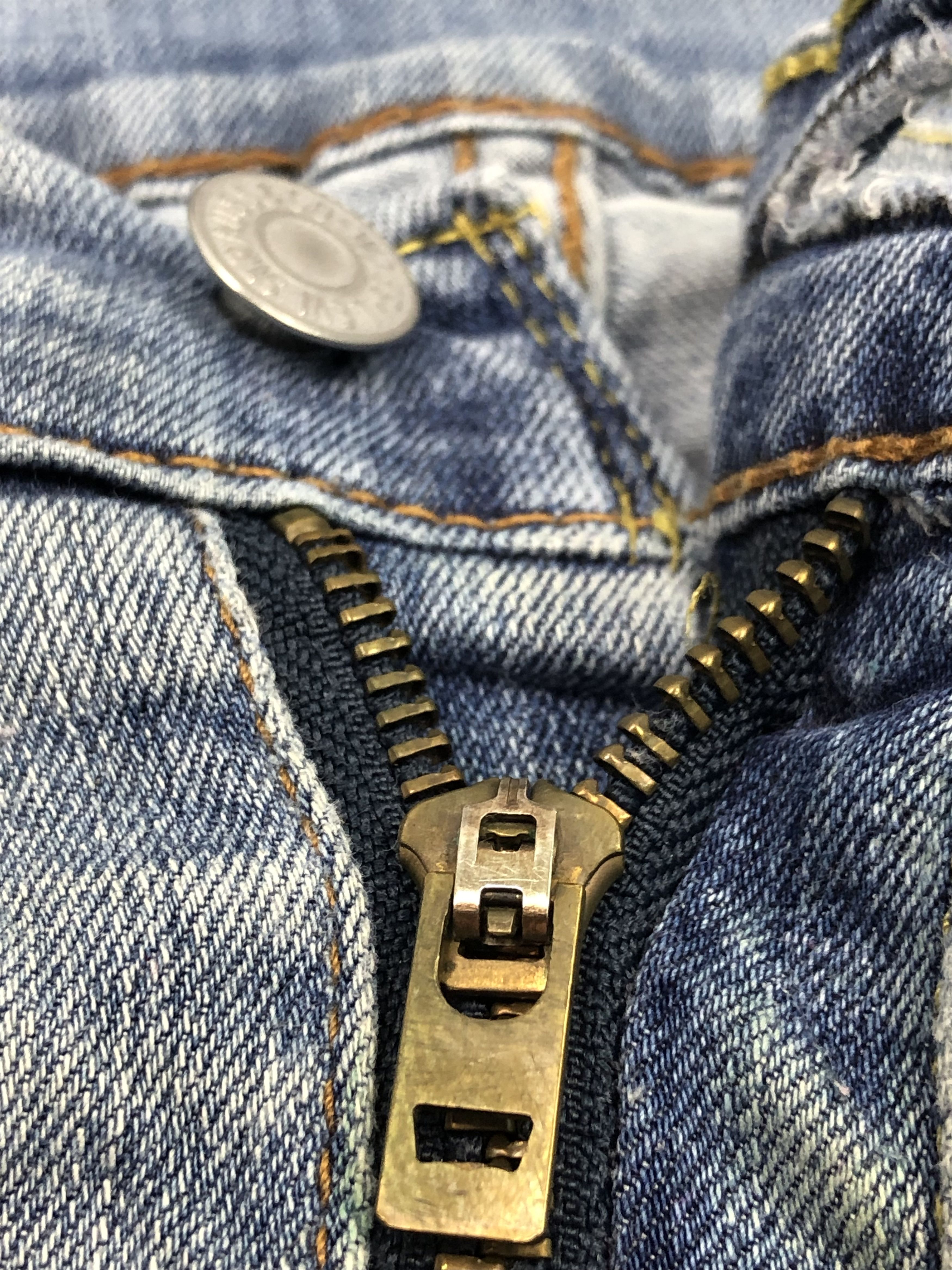 Levi's Vintage Levis Blue Faded Denim DP0312 Size US 35 - 6 Thumbnail