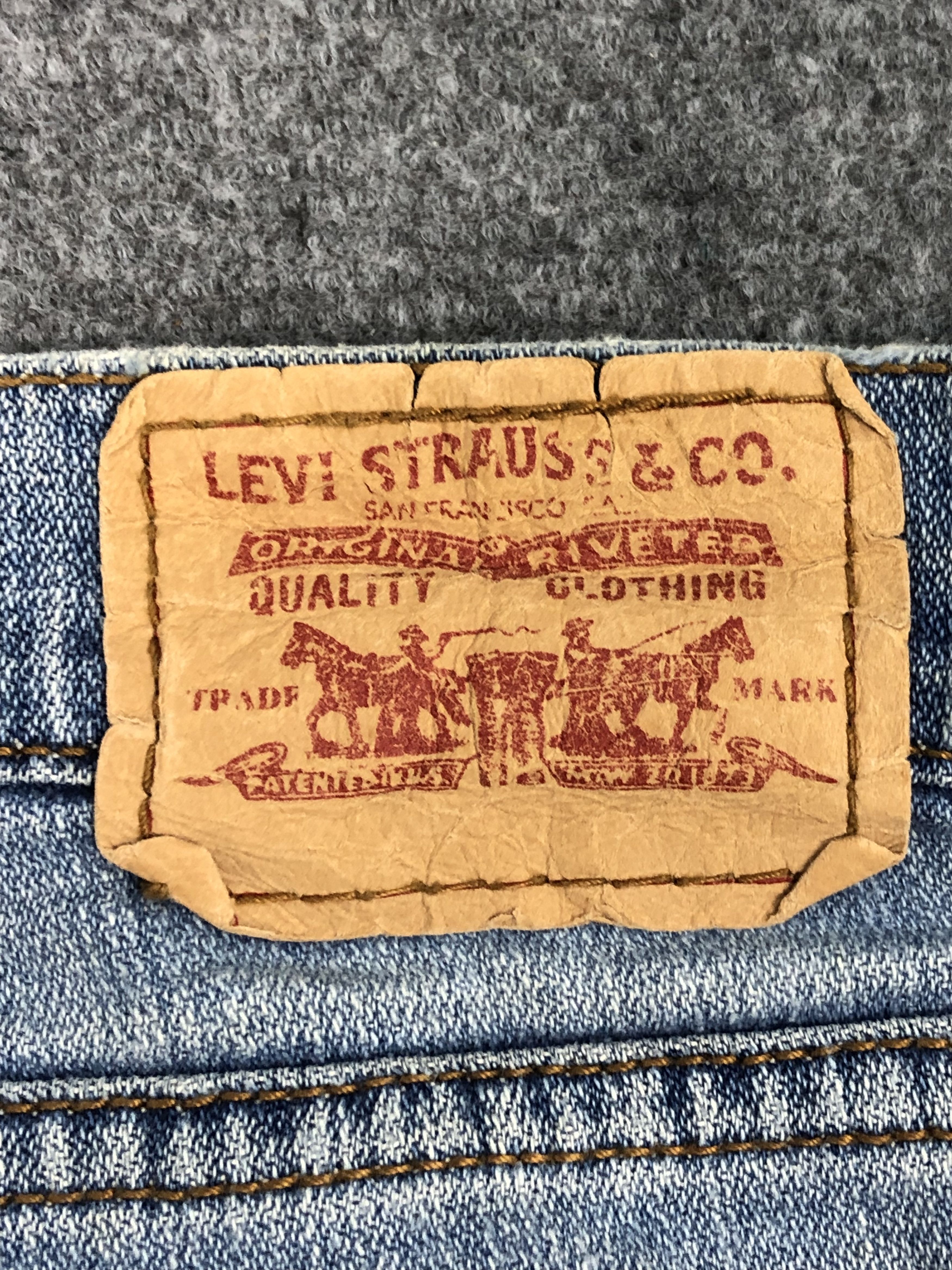 Levi's Vintage Levis Blue Denim Jeans DP0313 Size US 38 / EU 54 - 5 Thumbnail