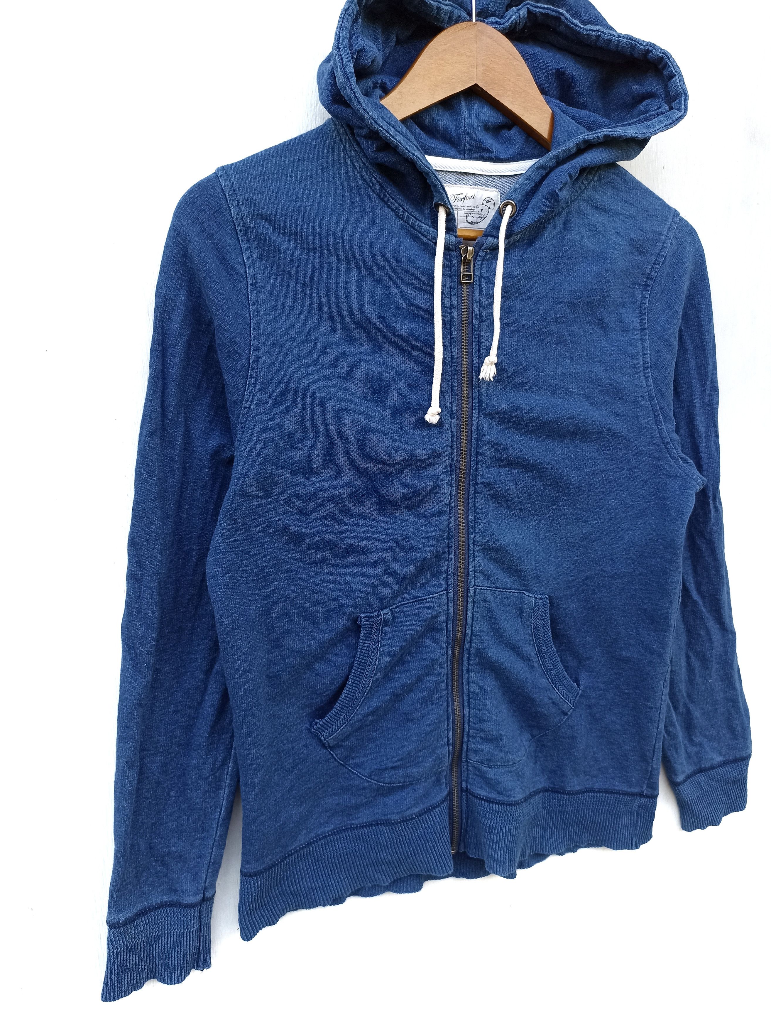 Japanese Brand Fixfori Blue Blue Japan Hoodies Size US S / EU 44-46 / 1 - 2 Thumbnail