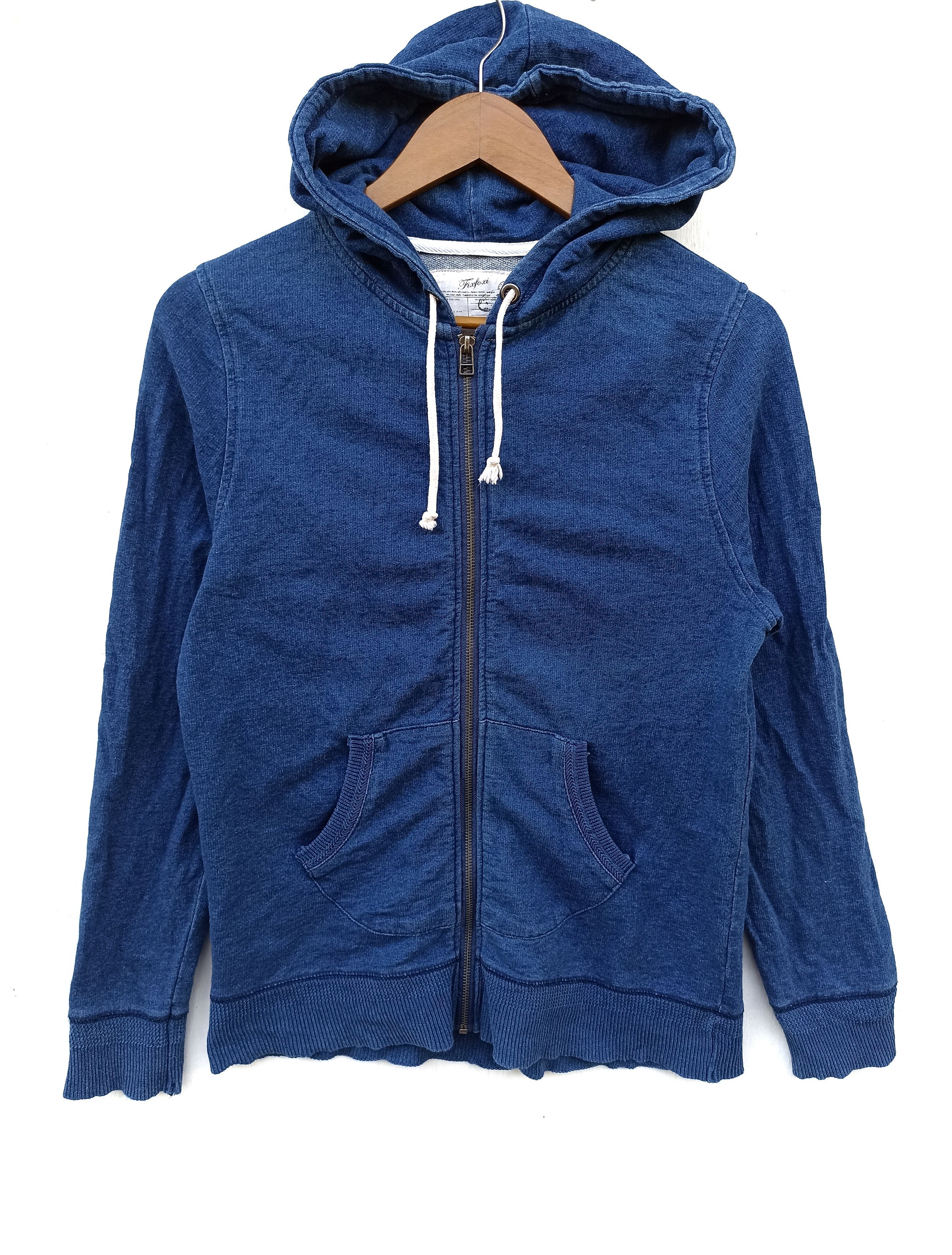 Japanese Brand Fixfori Blue Blue Japan Hoodies Size US S / EU 44-46 / 1 - 1 Thumbnail