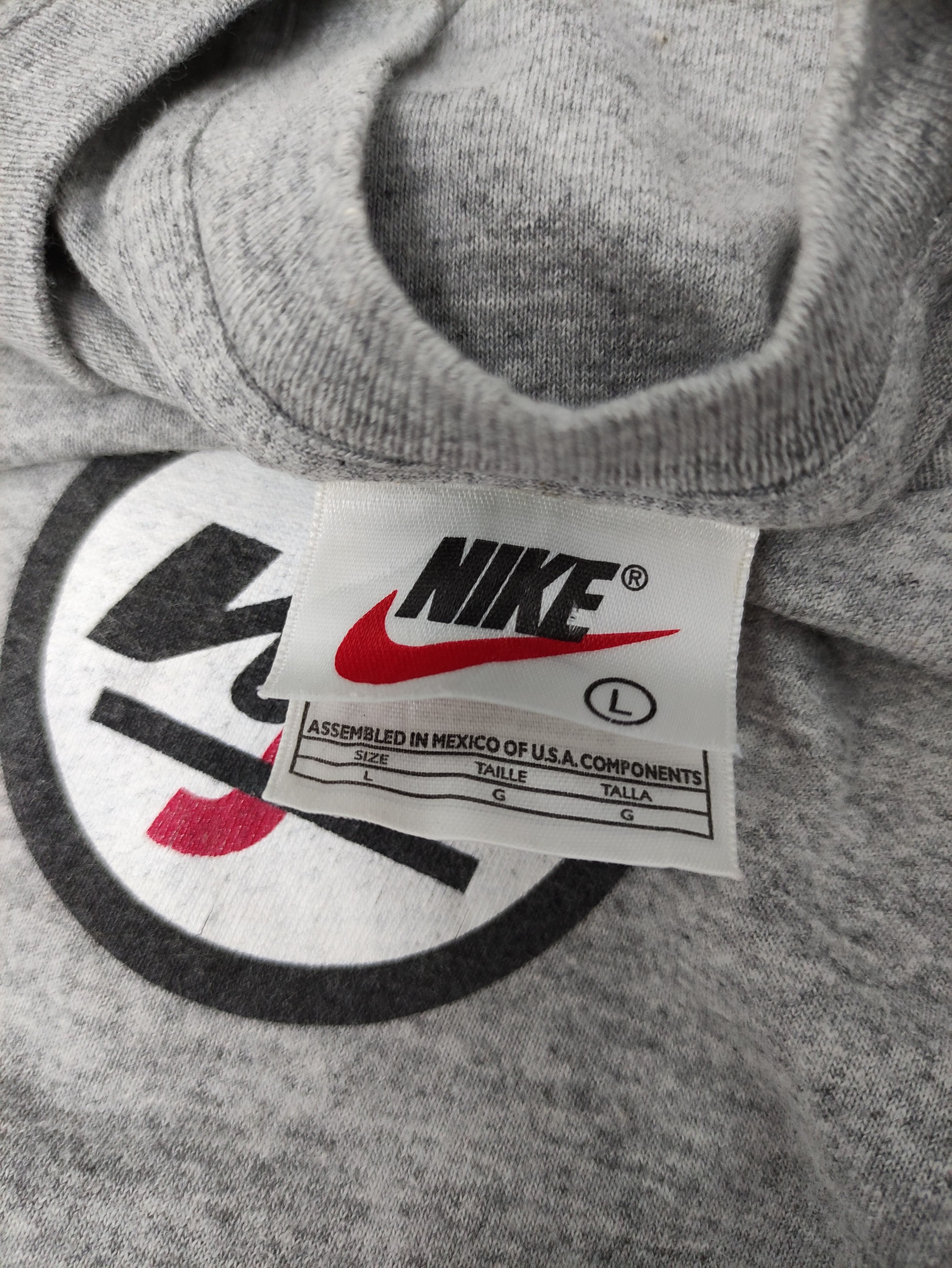 Jordan Brand VTG 90's NIKE MICHAEL JORDAN MEN'S GREY T-SHIRT Size US L / EU 52-54 / 3 - 5 Thumbnail