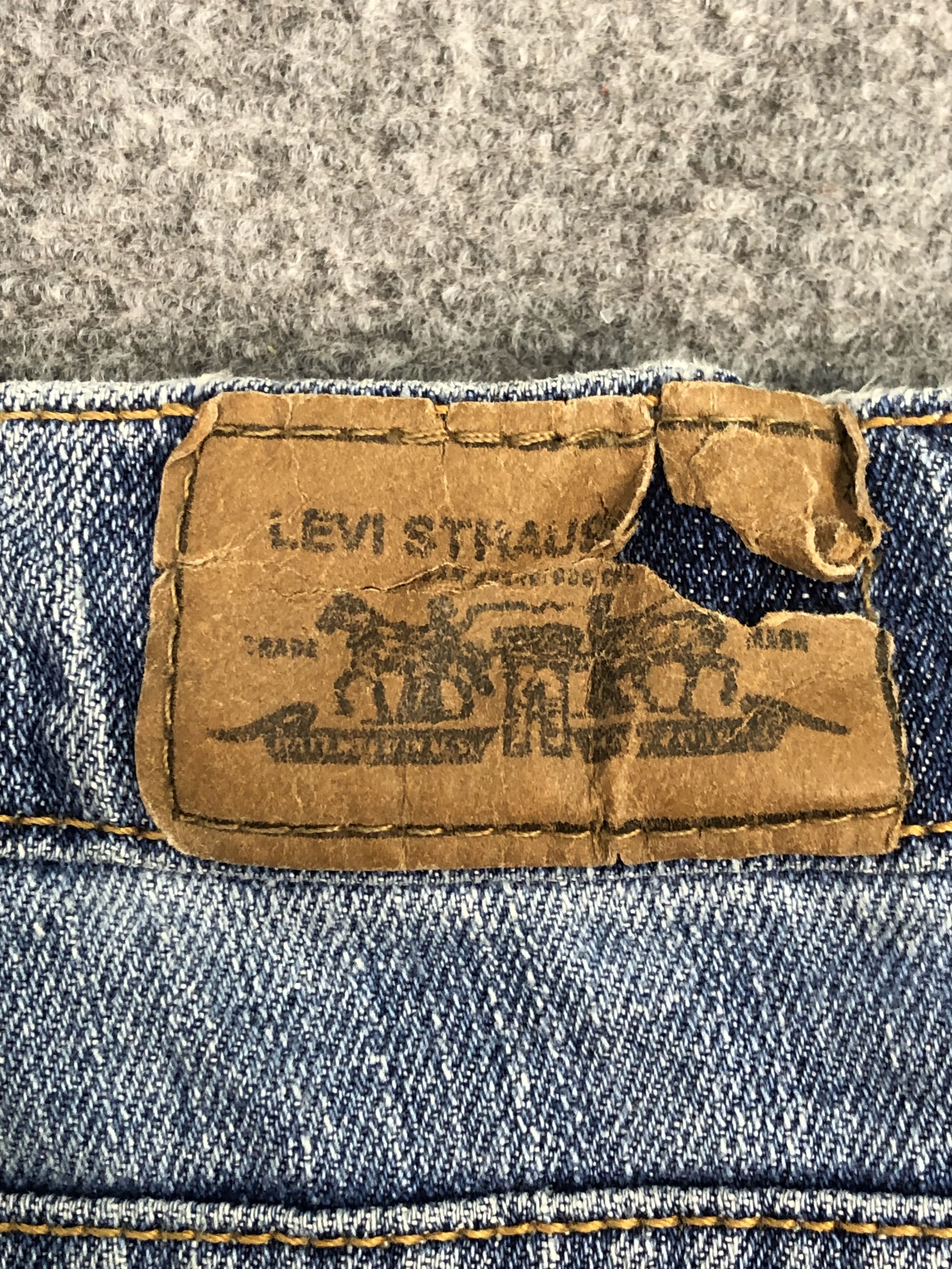 Levi's Vintage Levis 515 Blue Denim Jeans DP0323 Size US 37 - 5 Thumbnail