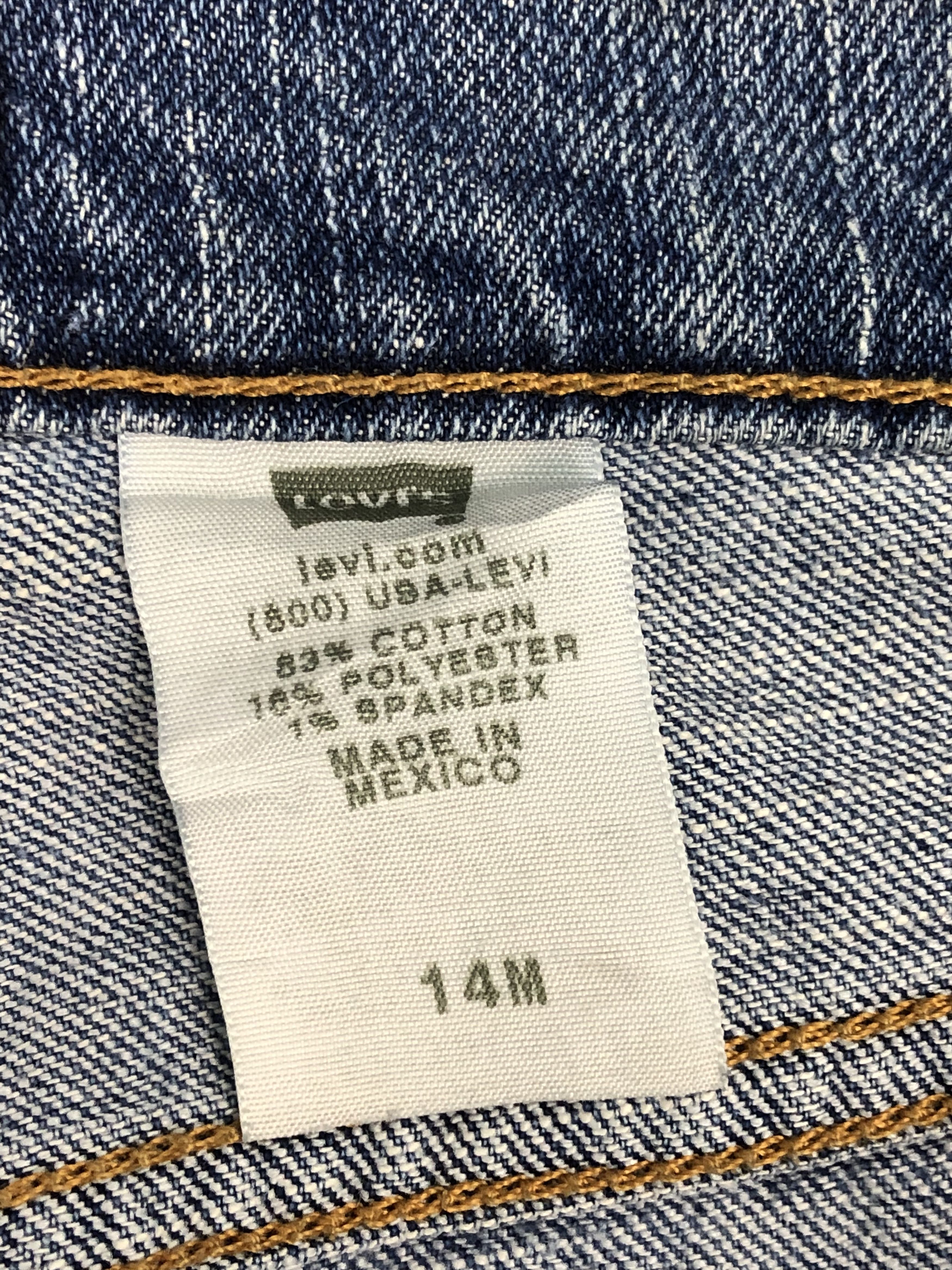 Levi's Vintage Levis 515 Blue Denim Jeans DP0323 Size US 37 - 7 Thumbnail