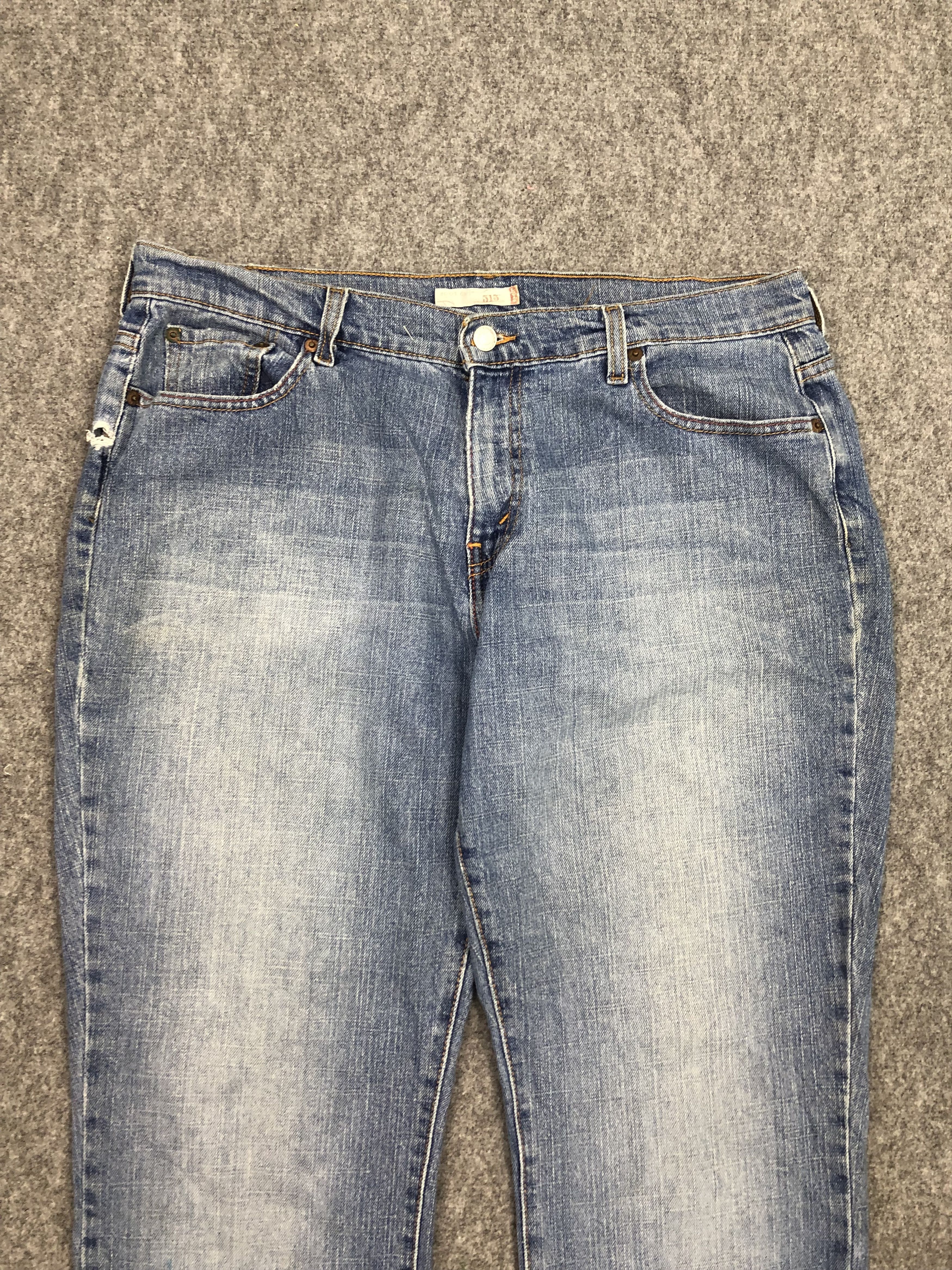 Levi's Vintage Levis 515 Blue Denim Jeans DP0323 Size US 37 - 3 Thumbnail