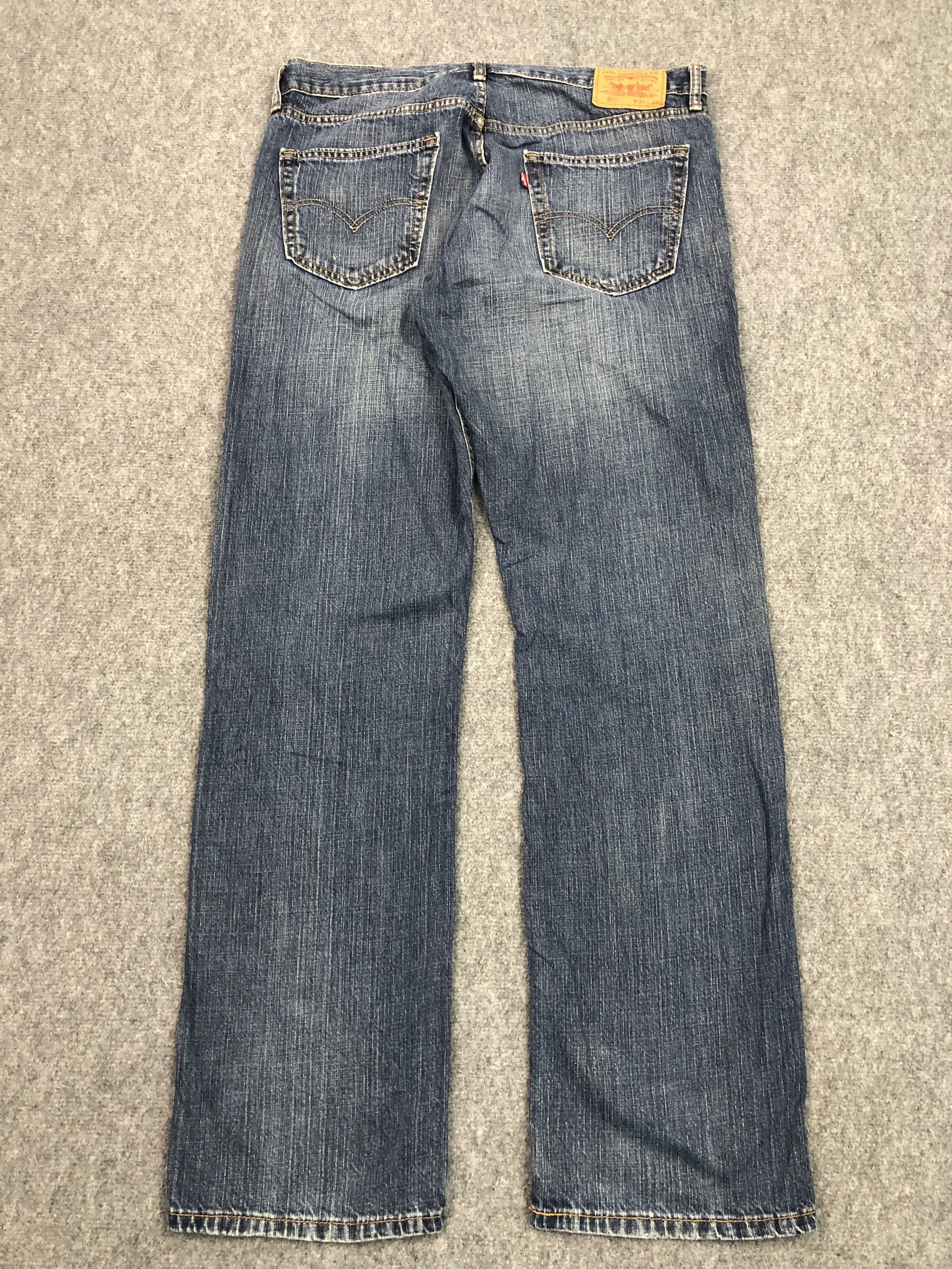 Levi's Vintage Levis 559 Blue Denim Pant DP0326 Size US 39 - 2 Thumbnail