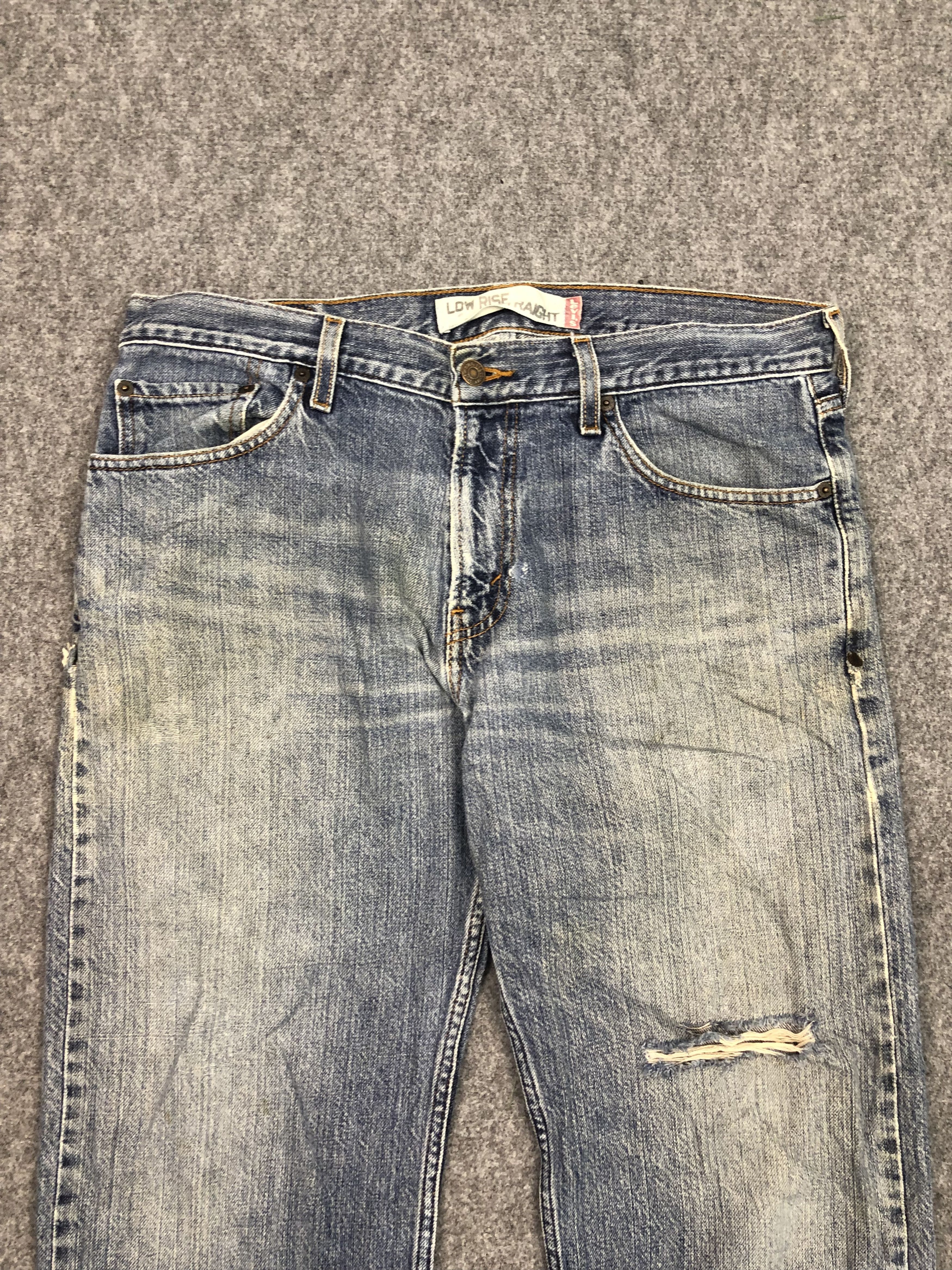 Levi's Vintage levis 529 Low Rise Straight Blue Jeans DP0328 Size US 36 / EU 52 - 3 Thumbnail