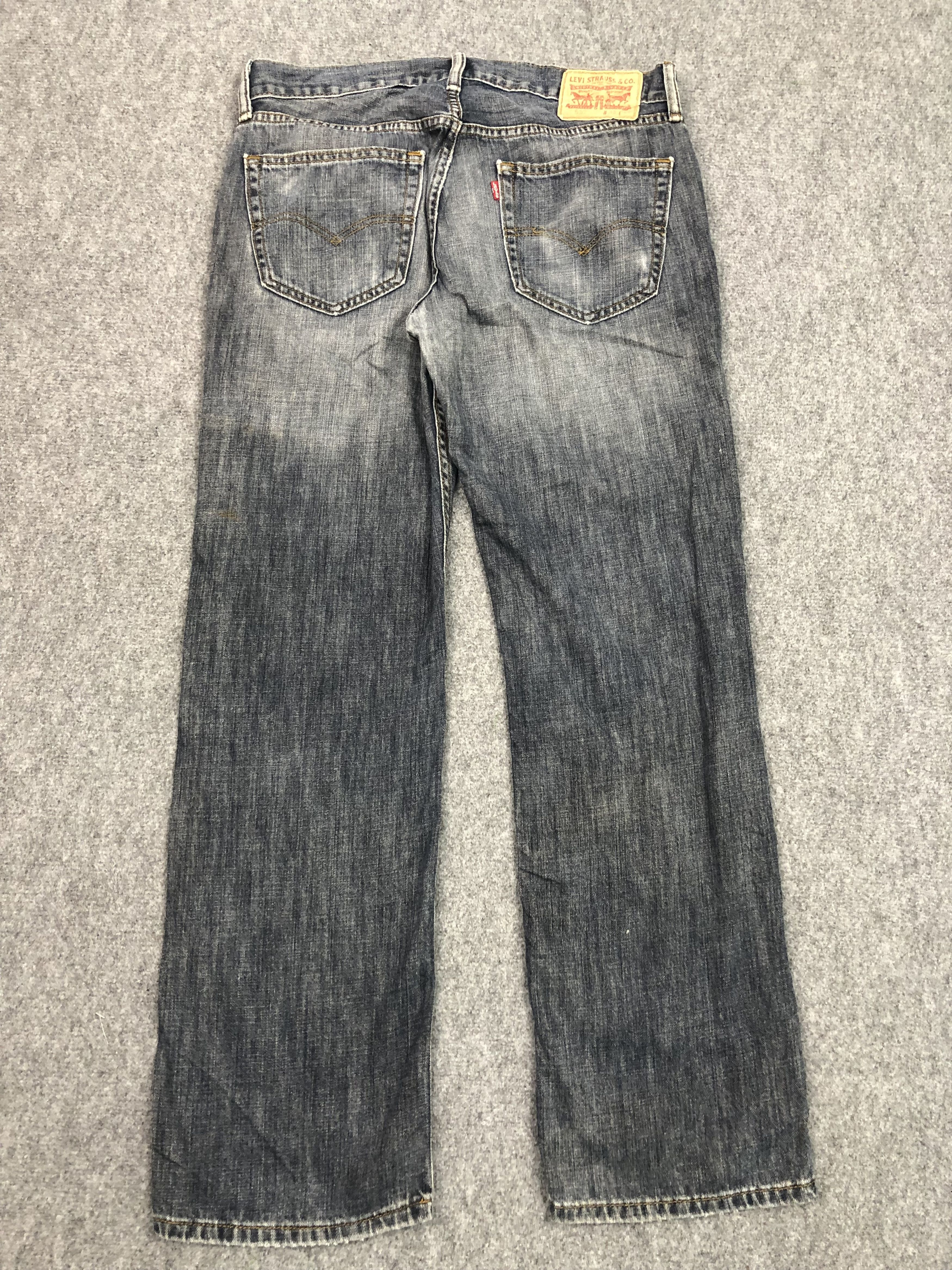 Levi's Vintage Levis 559 Denim Blue Jeans DP0334 Size US 35 - 2 Thumbnail