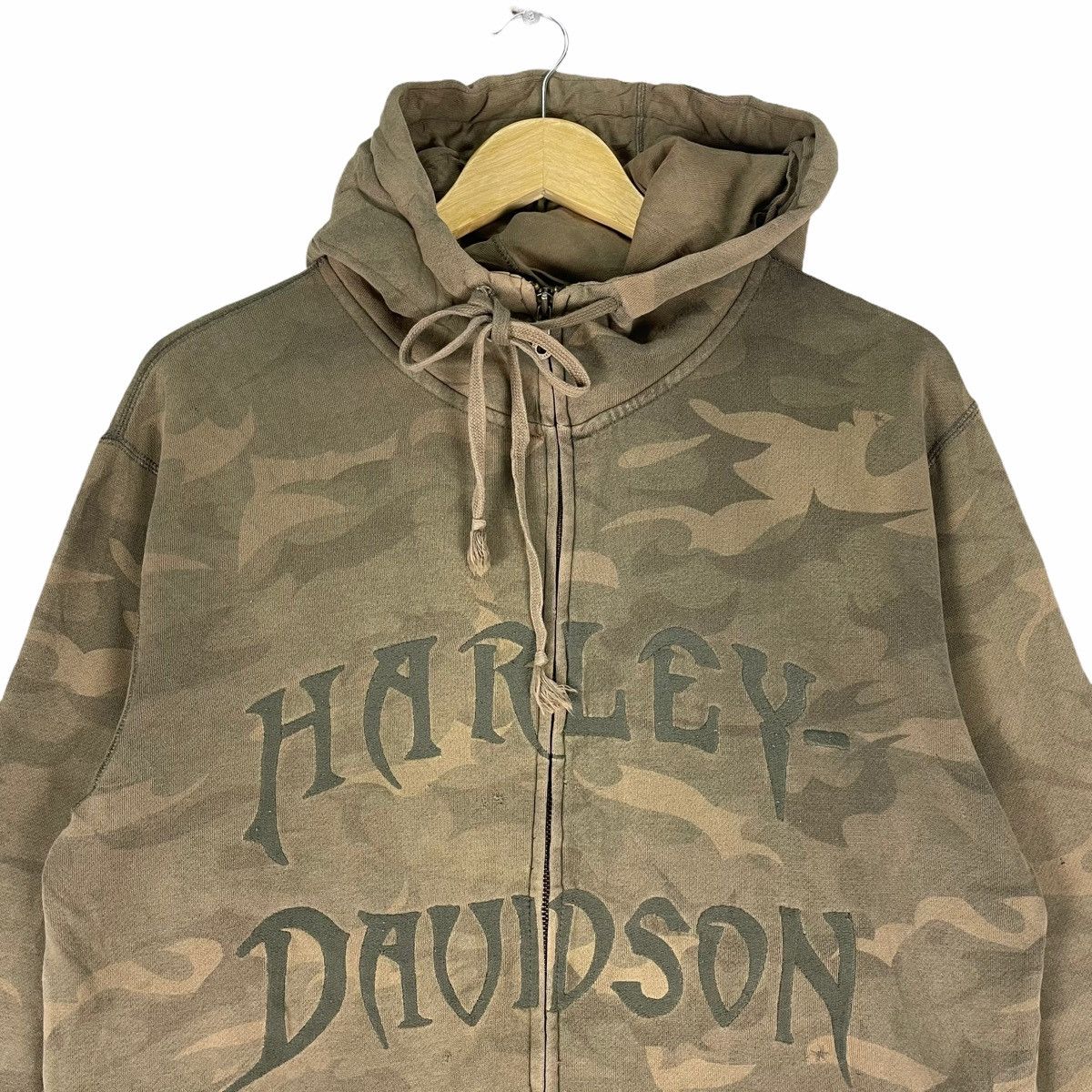 Harley davidson camo hoodie hotsell