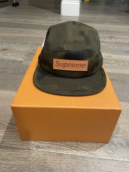 Supreme x Louis Vuitton 5-Panel Hat Brown Men's - SS17 - GB