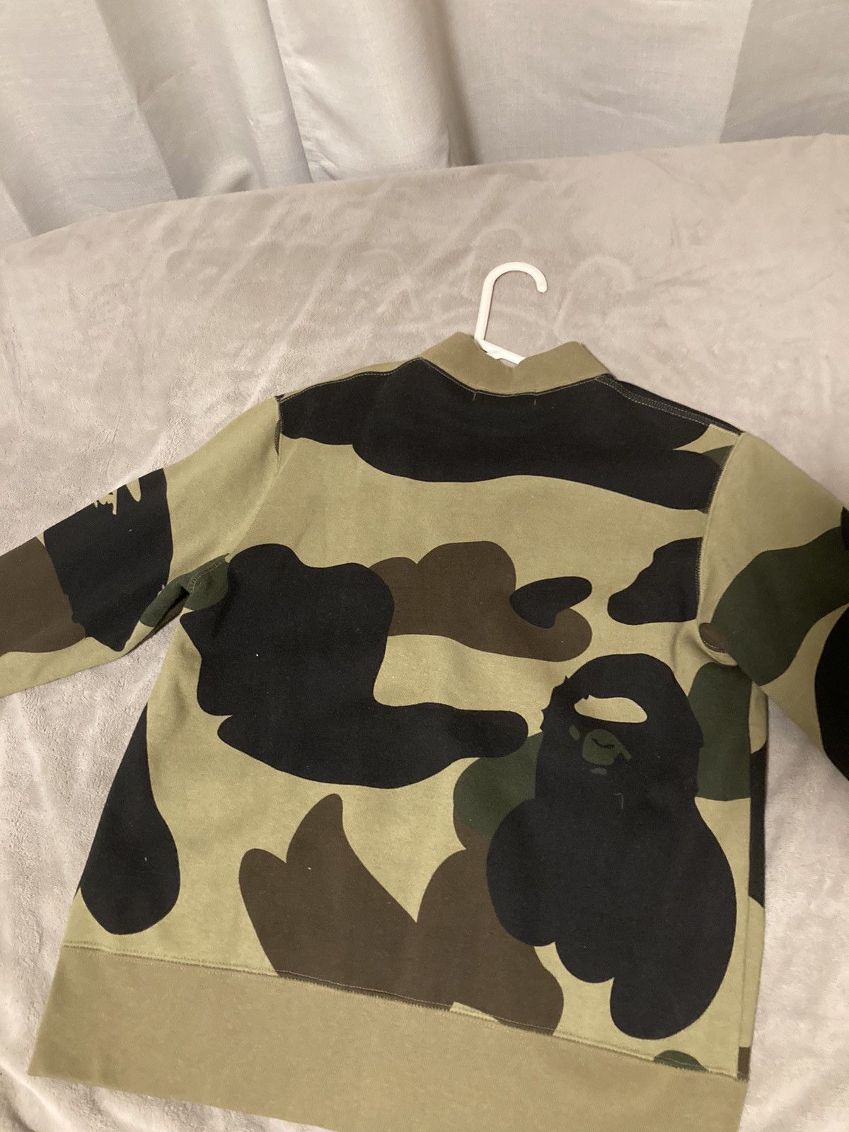 Bape A Bathing Ape BAPE 1st Green Camo Cardigan Rare Size US M / EU 48-50 / 2 - 4 Thumbnail