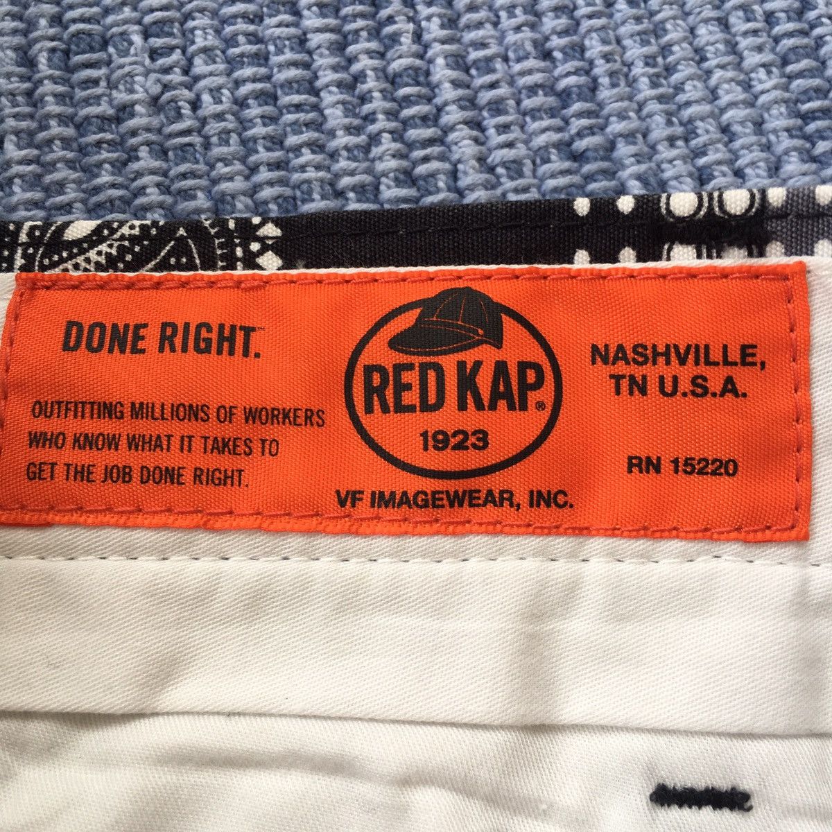 Japanese Brand black bandana pairley Size US 30 / EU 46 - 2 Thumbnail