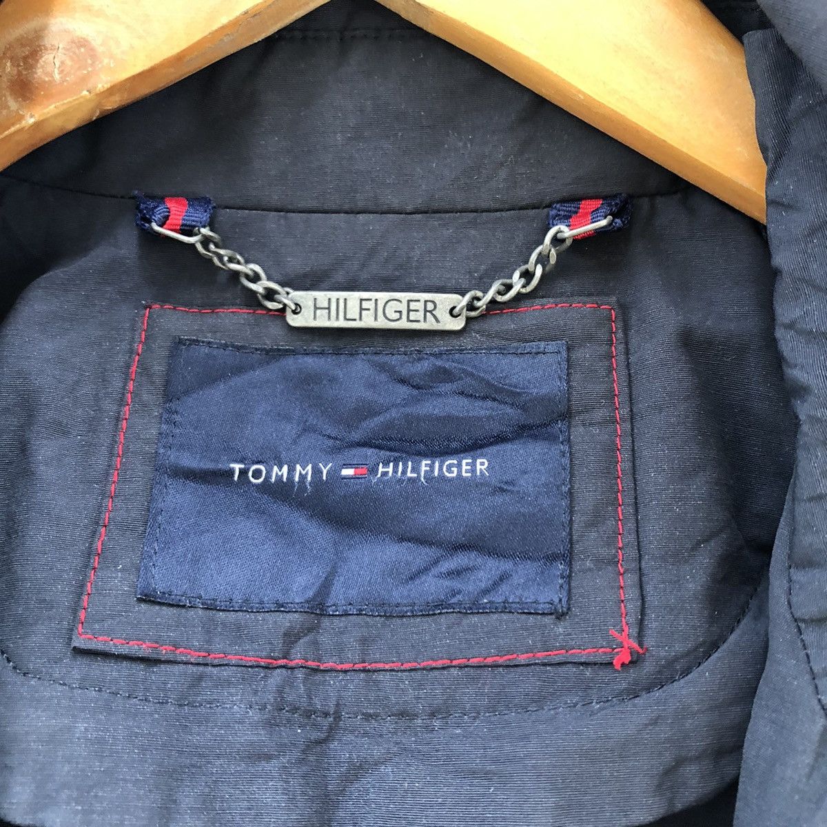Tommy Hilfiger × Vintage TOMMY HILFIGER LONG JACKET Size US L / EU 52-54 / 3 - 6 Thumbnail