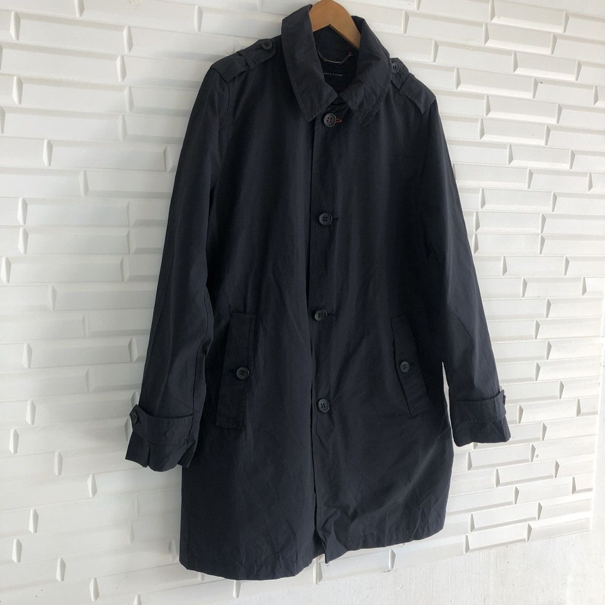 Tommy Hilfiger × Vintage TOMMY HILFIGER LONG JACKET Size US L / EU 52-54 / 3 - 2 Thumbnail