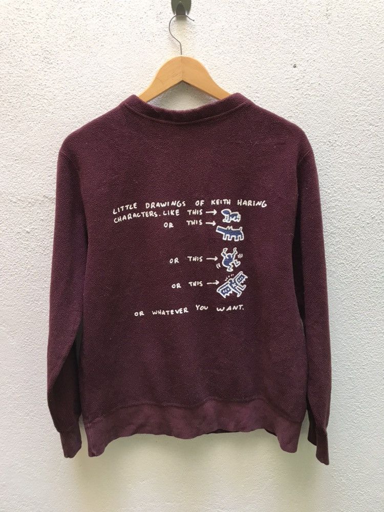 Keith Haring 🔊🔥FINAL DROP🔥Little drawings of Keith haring Fleece Size US M / EU 48-50 / 2 - 1 Thumbnail