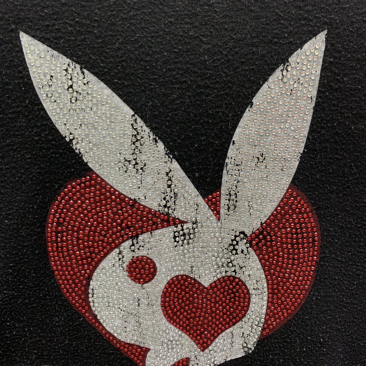 Playboy Playboy Bunny Women Big Logo Art Design Stone Beads T-shirts Size L / US 10 / IT 46 - 5 Thumbnail