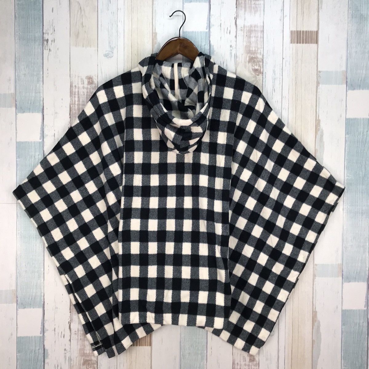 Japanese Brand × Vintage 💥RARE💥UNIQLO PONCHO x JAPANESE BRAND Size US XXL / EU 58 / 5 - 3 Thumbnail