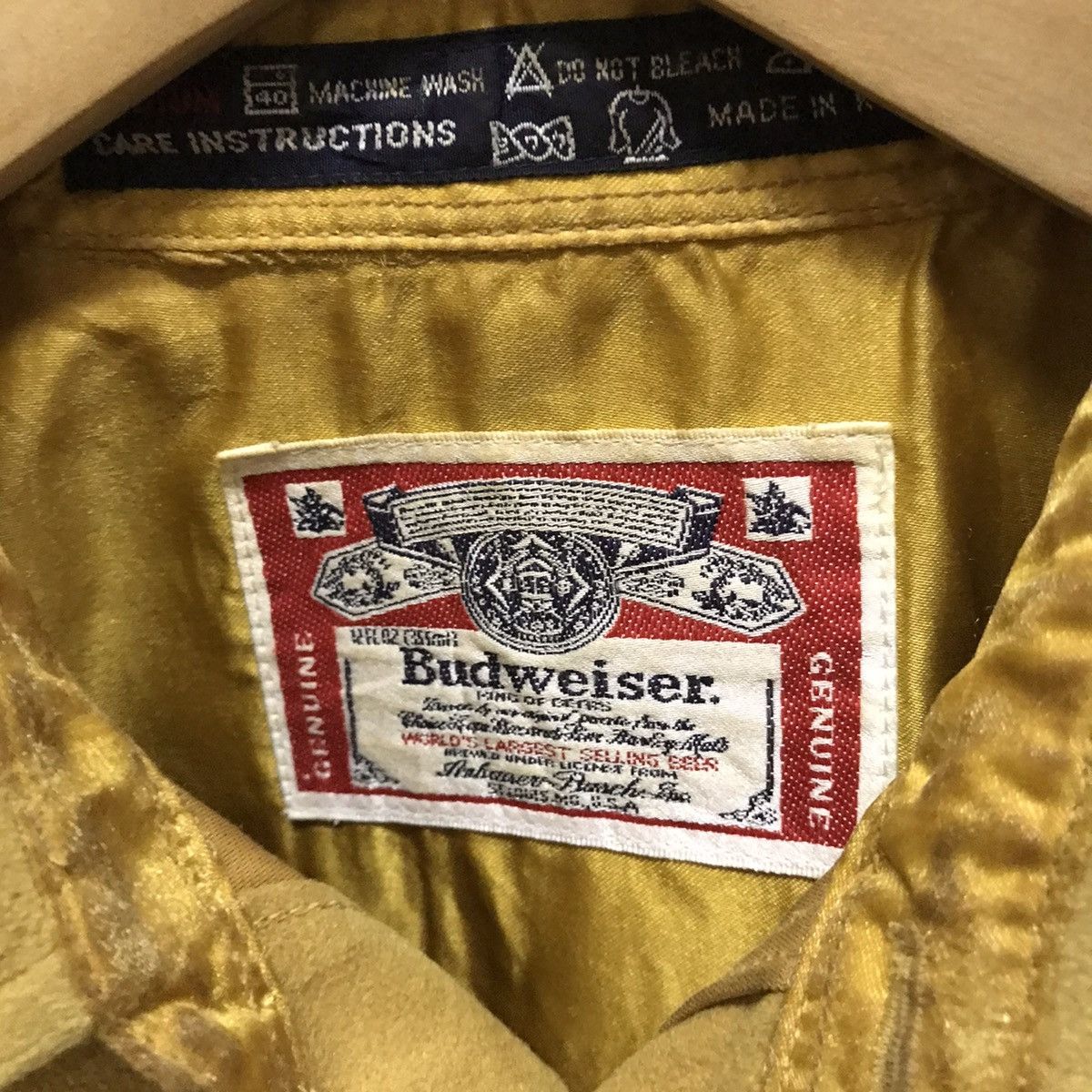 Budweiser × Vintage Vintage Budweiser shirt Size US M / EU 48-50 / 2 - 8 Thumbnail