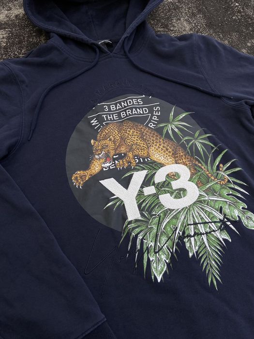 Y3 on sale leopard hoodie