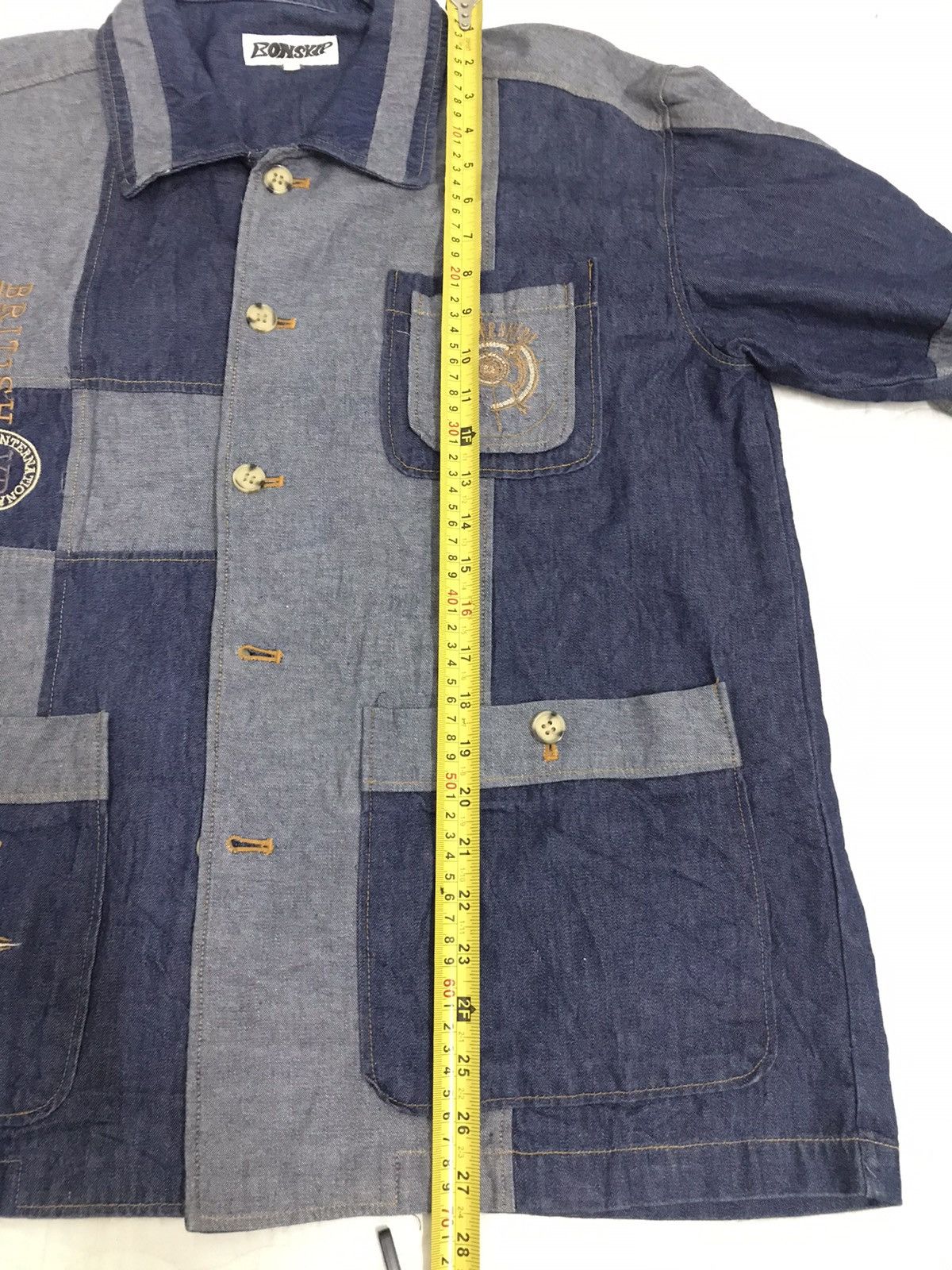 Japanese Brand Bonskip Brand Custome Made Patchwork Jacket Size M Size US M / EU 48-50 / 2 - 10 Thumbnail